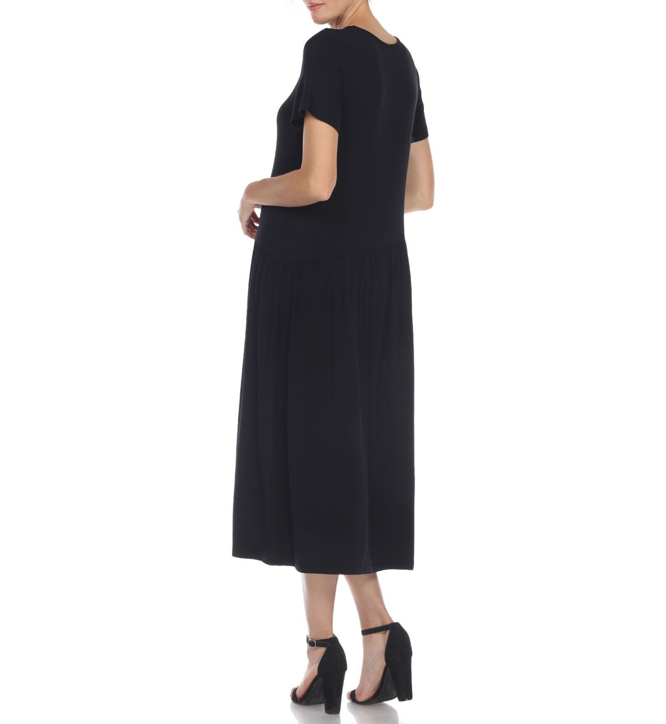 Short Sleeve Maxi Dress