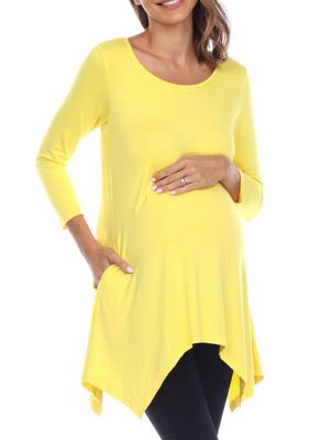 White Mark Women's Maternity Kayla Tunic