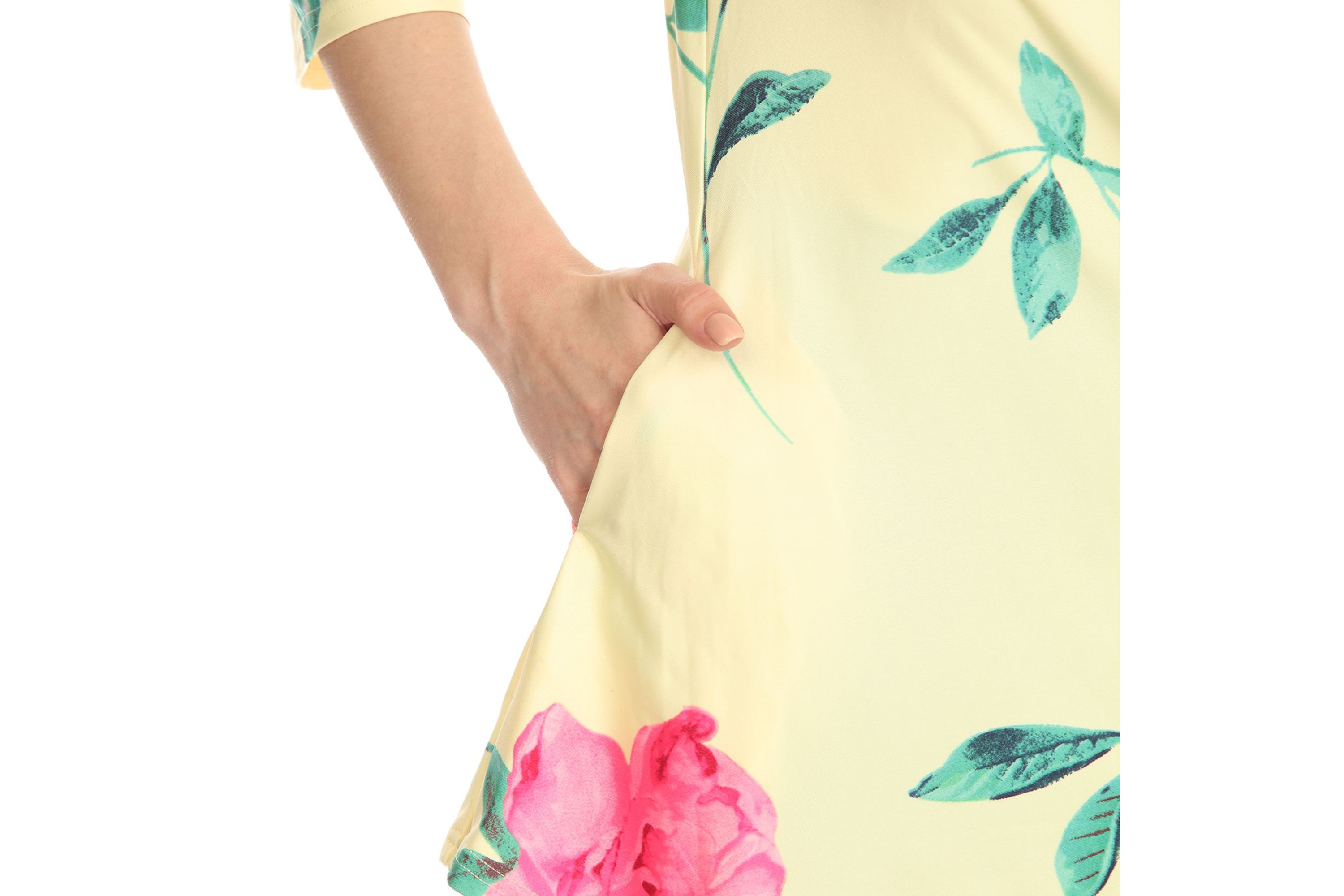 Maternity Floral Printed Cold Shoulder Tunic