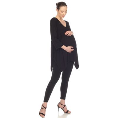 Maternity Empire Cut V-Neck Tunic Top