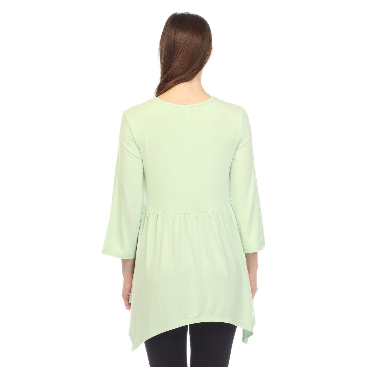 Maternity Empire Cut V-Neck Tunic Top