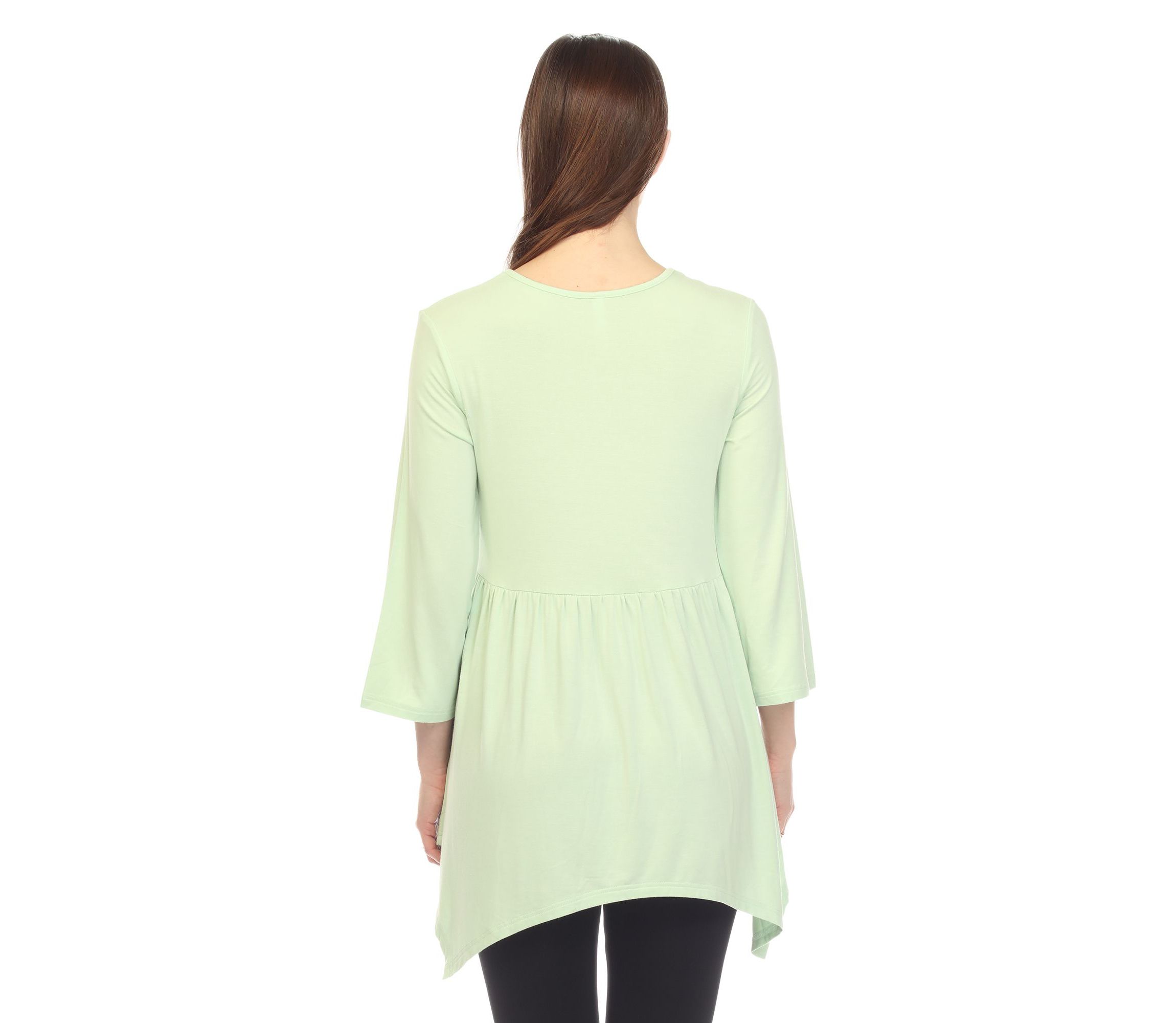 Maternity Empire Cut V-Neck Tunic Top