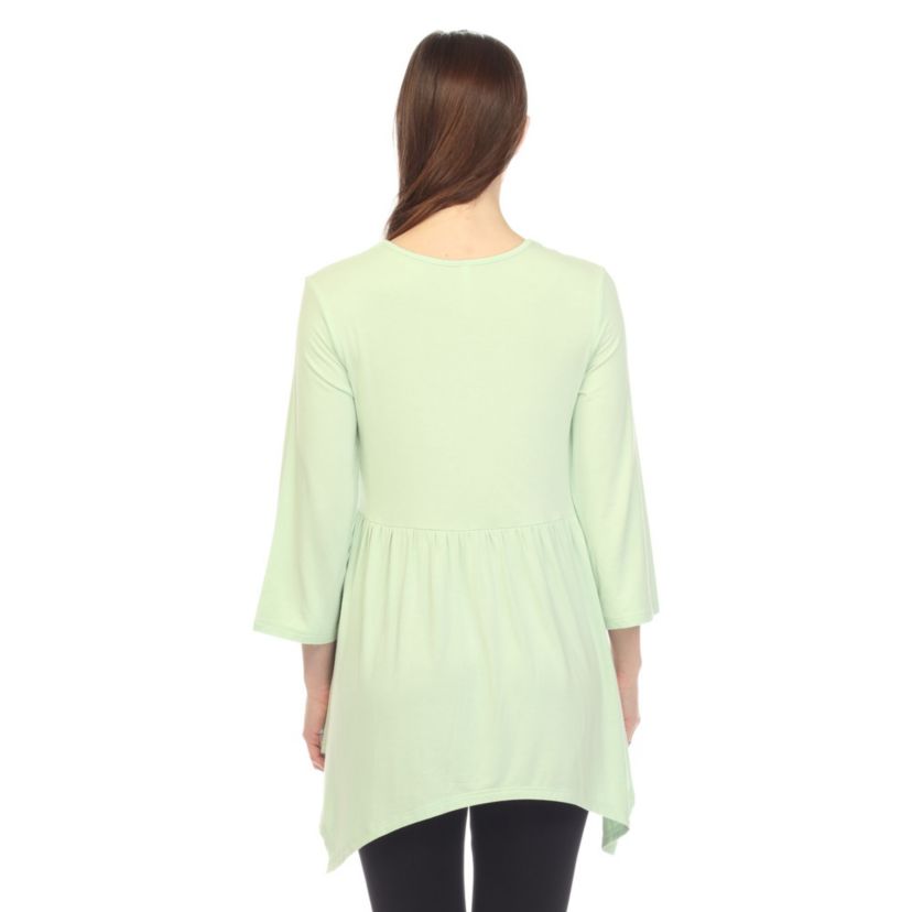Maternity Empire Cut V-Neck Tunic Top