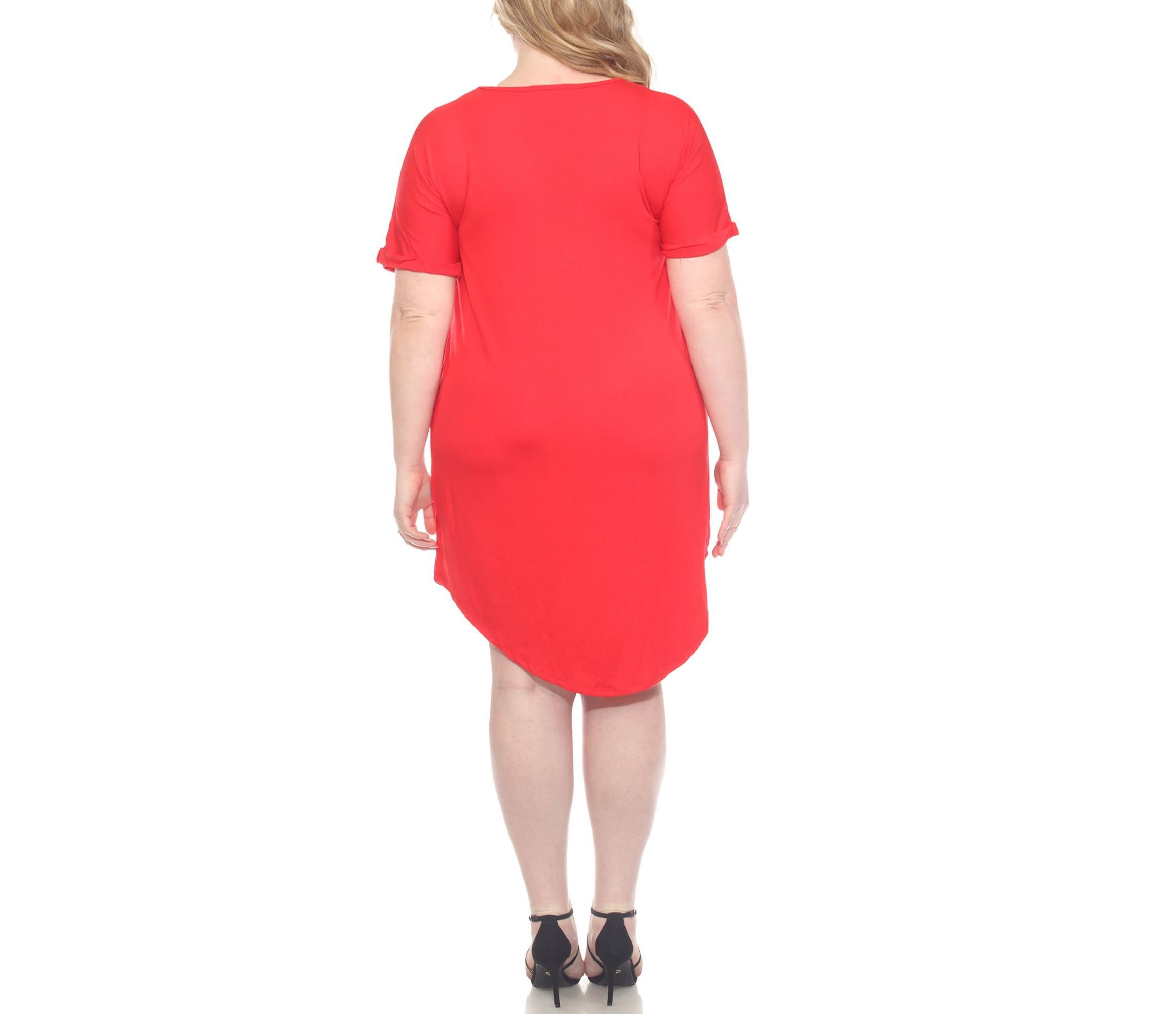 V-Neck Maternity Swing Dress