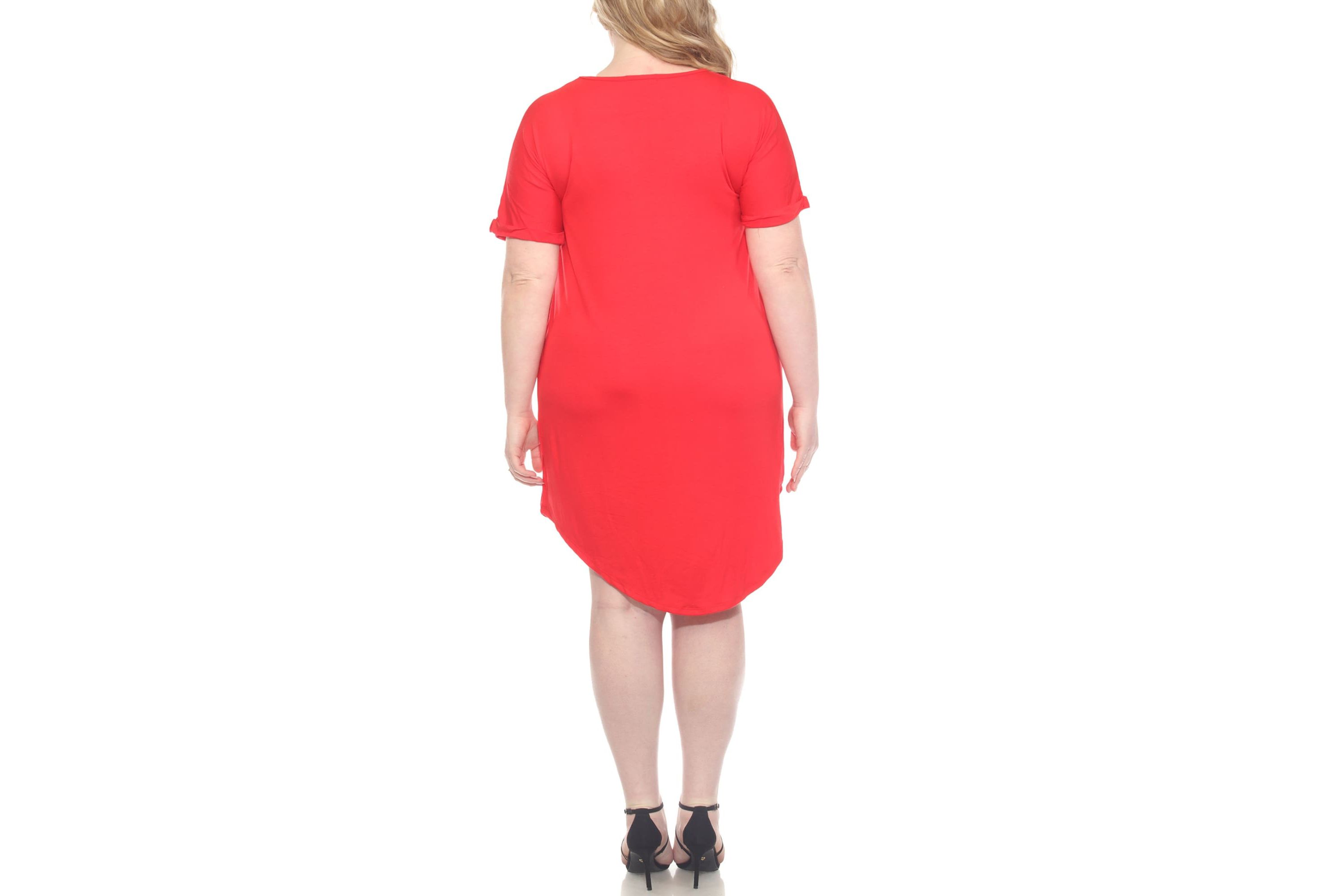 V-Neck Maternity Swing Dress