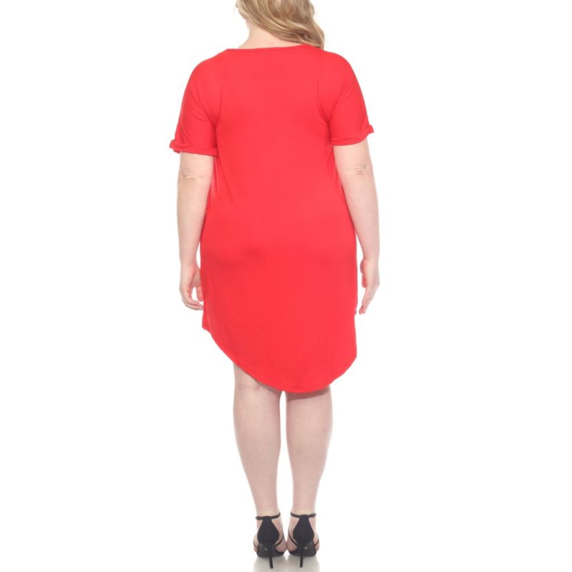 V-Neck Maternity Swing Dress