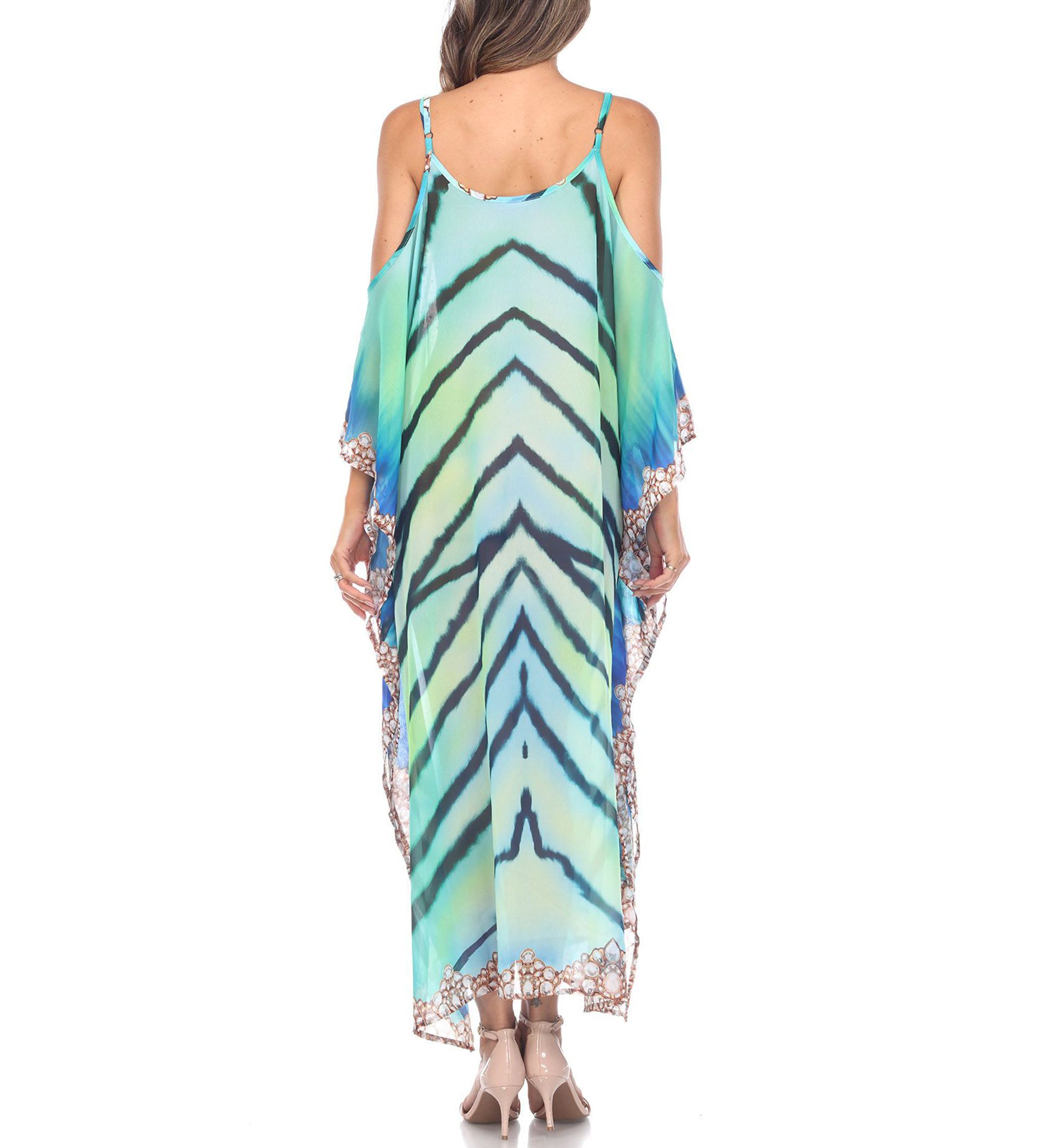 Maternity Plus Size Sheer Maxi Caftan