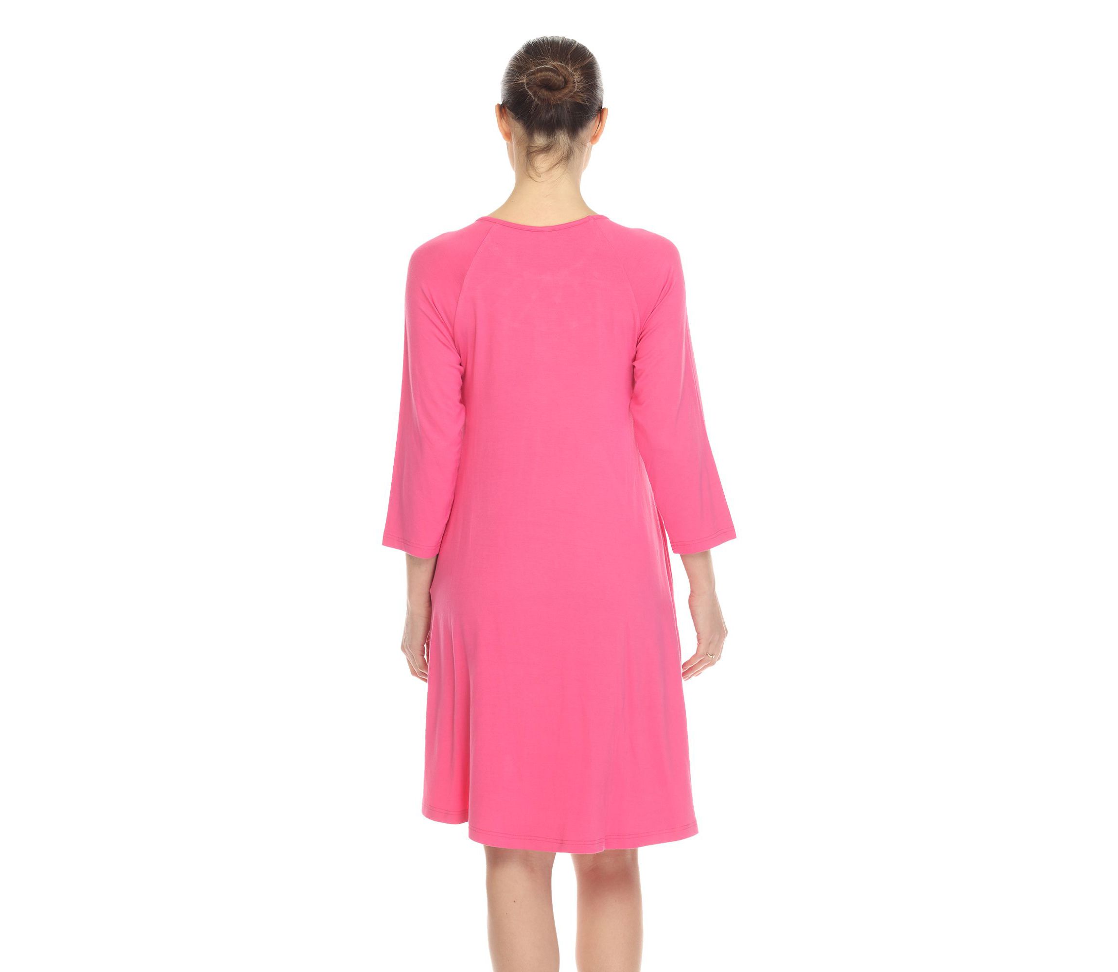 Maternity CrissCross Neckline Swing Dress