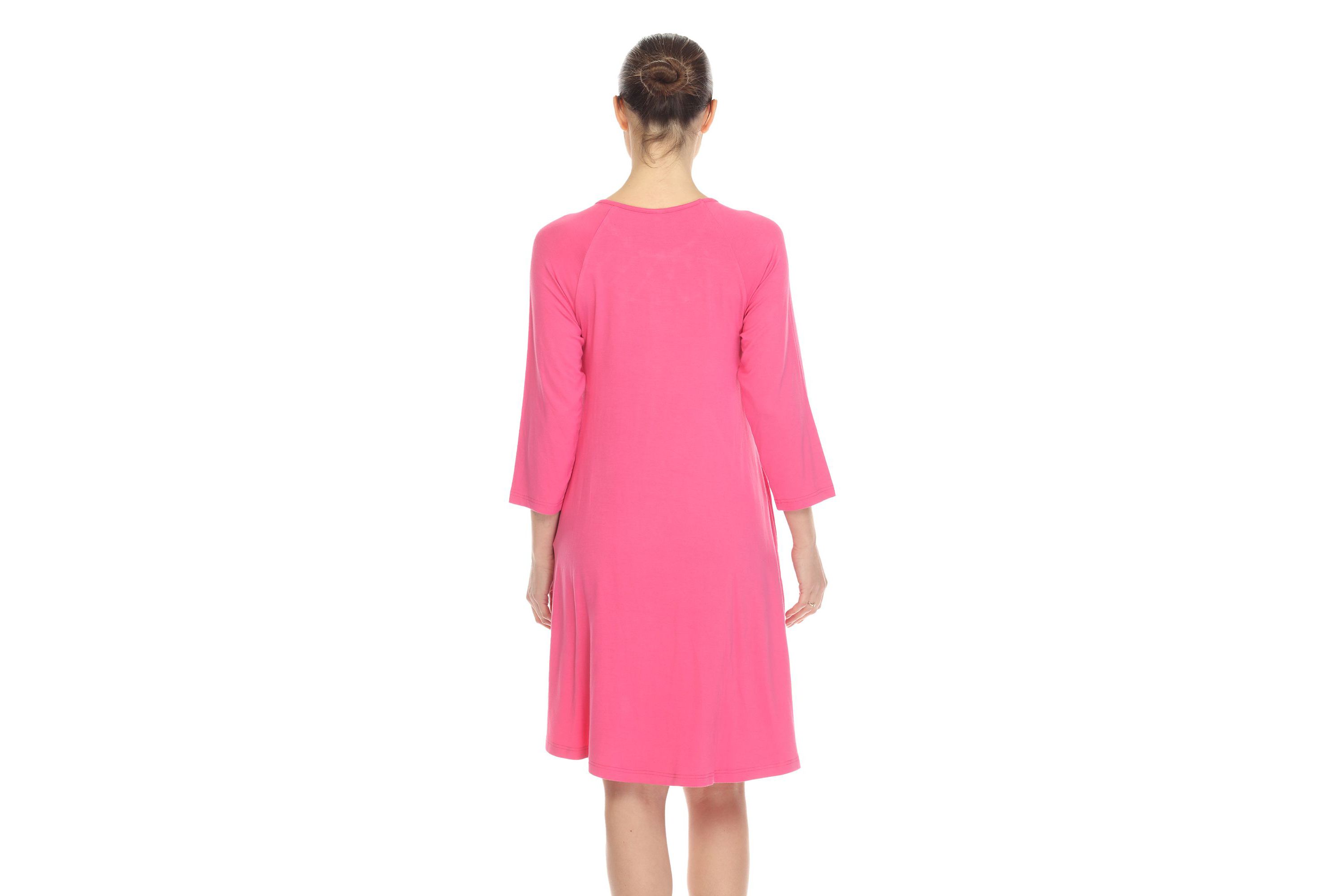 Maternity CrissCross Neckline Swing Dress