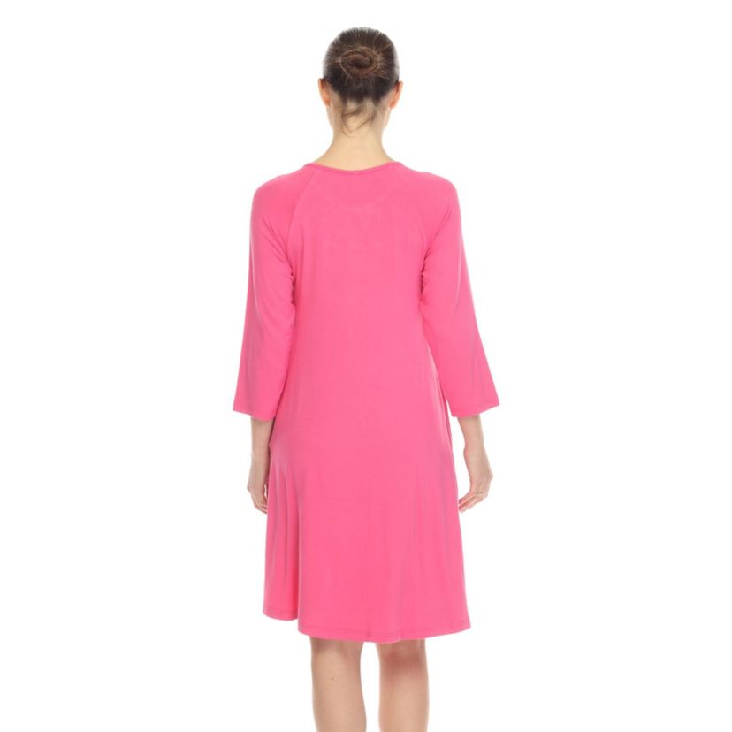 Maternity CrissCross Neckline Swing Dress