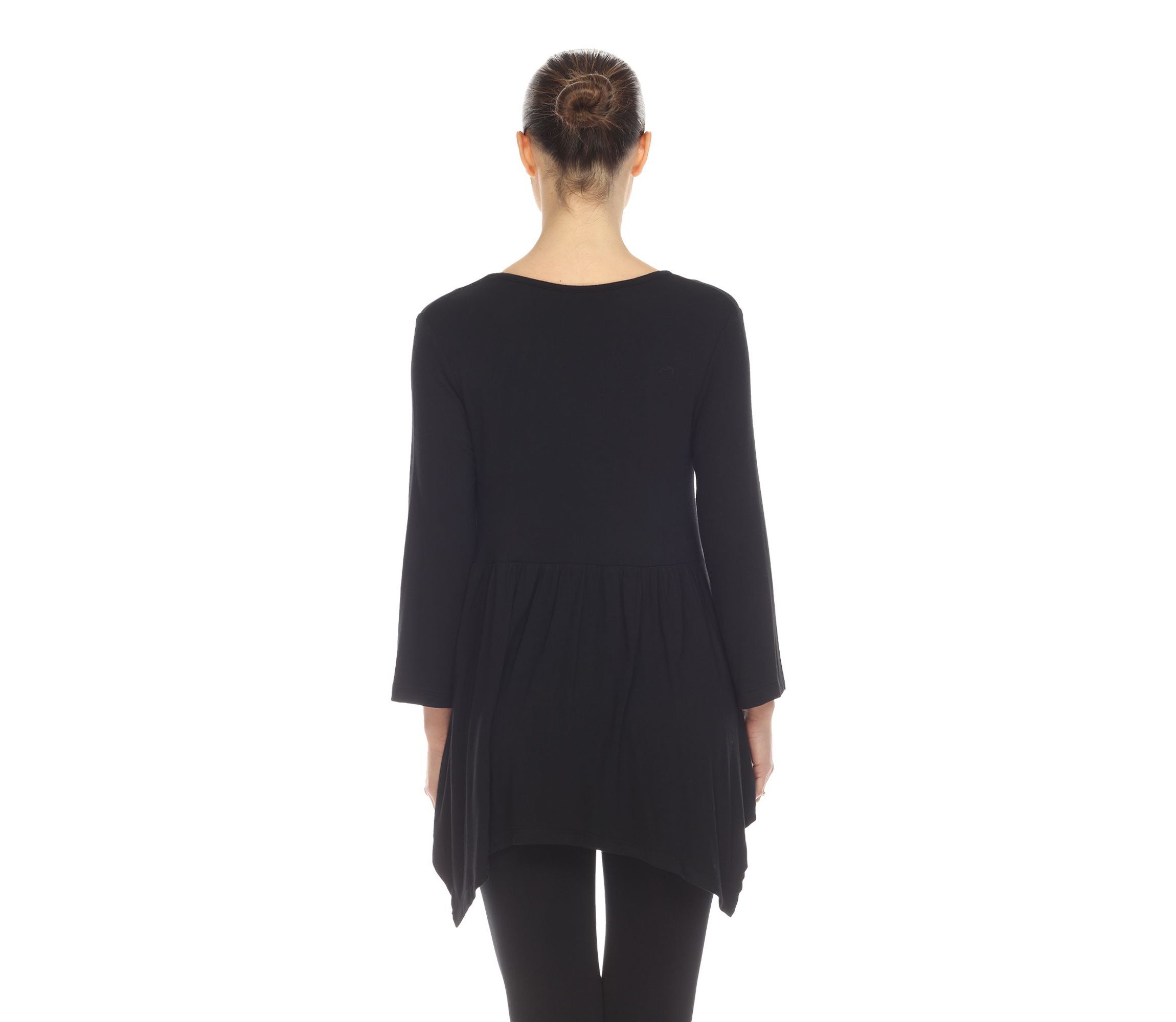 Maternity Empire Cut V-Neck Tunic Top