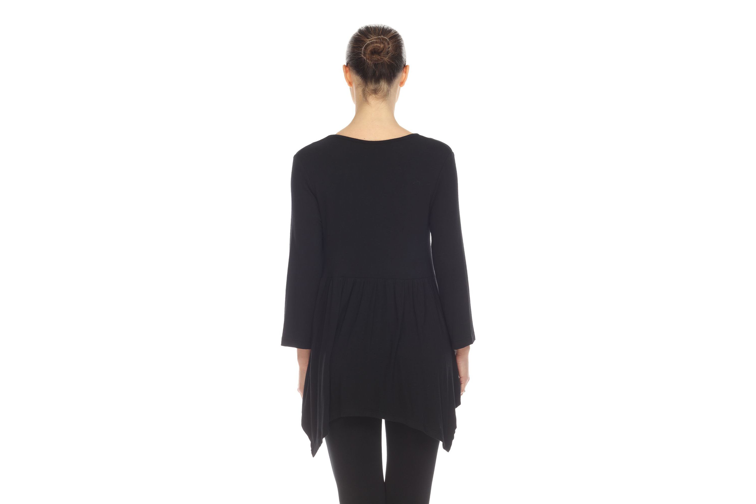 Maternity Empire Cut V-Neck Tunic Top