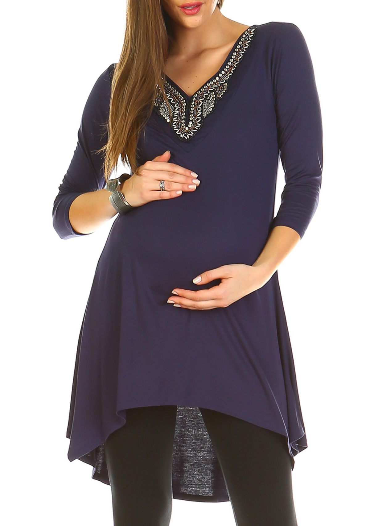 Womens Maternity Sofia Tunic Top