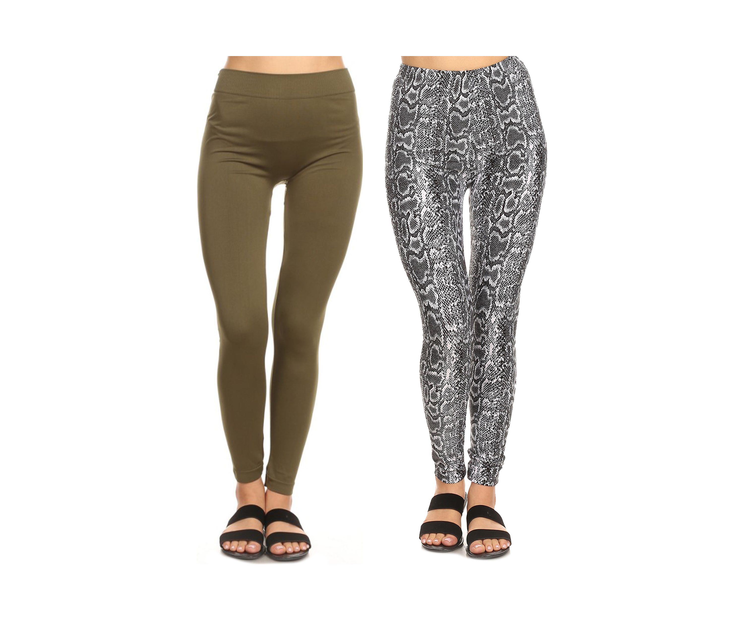 Womens Leggings - 2 Pack 