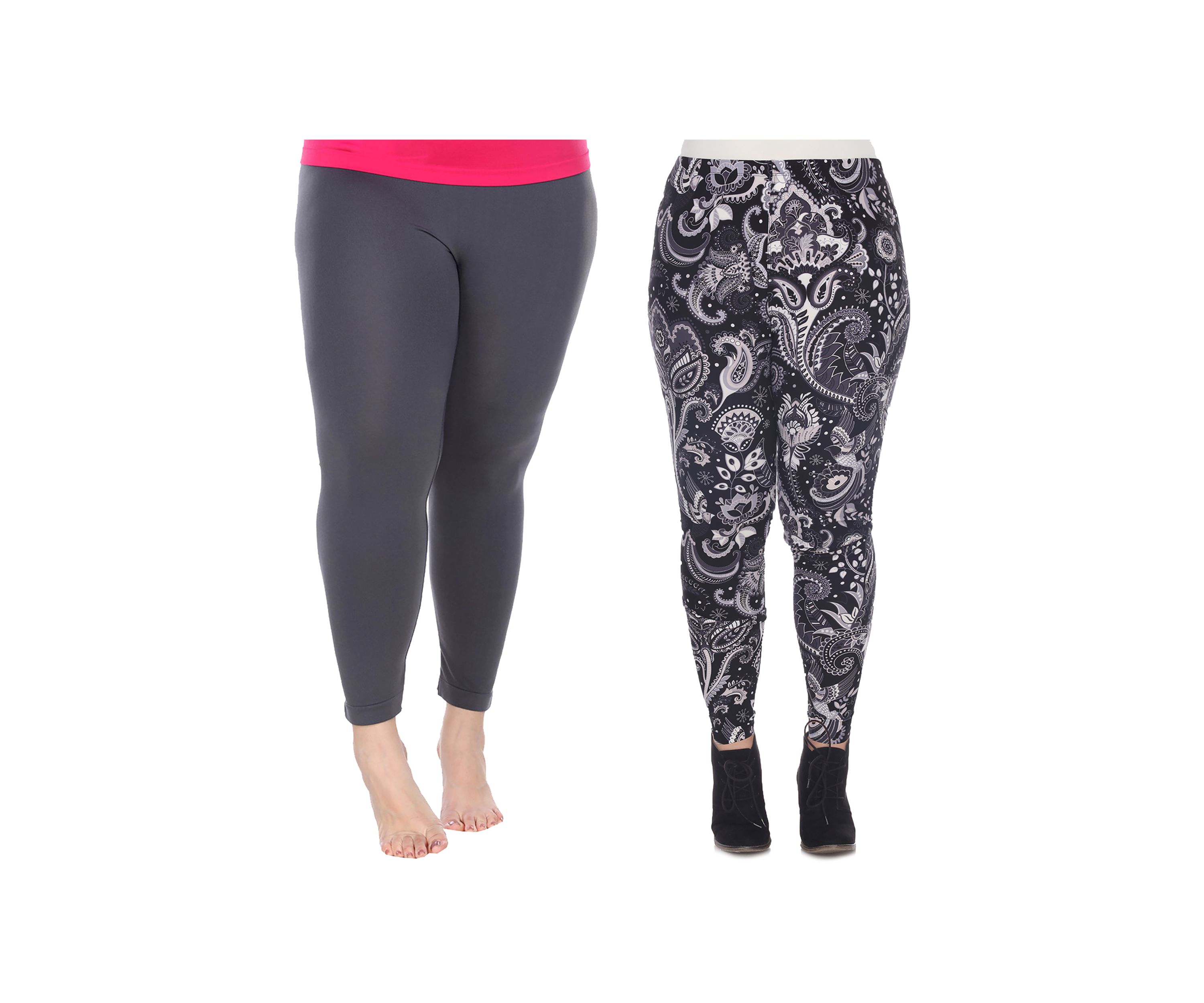 Plus Size Leggings - 3 Pack 