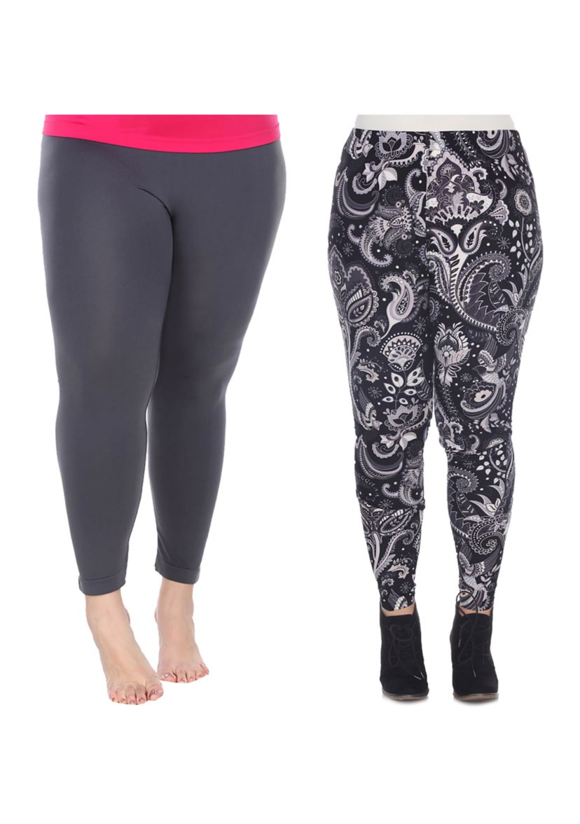 Plus Size Leggings - 3 Pack 