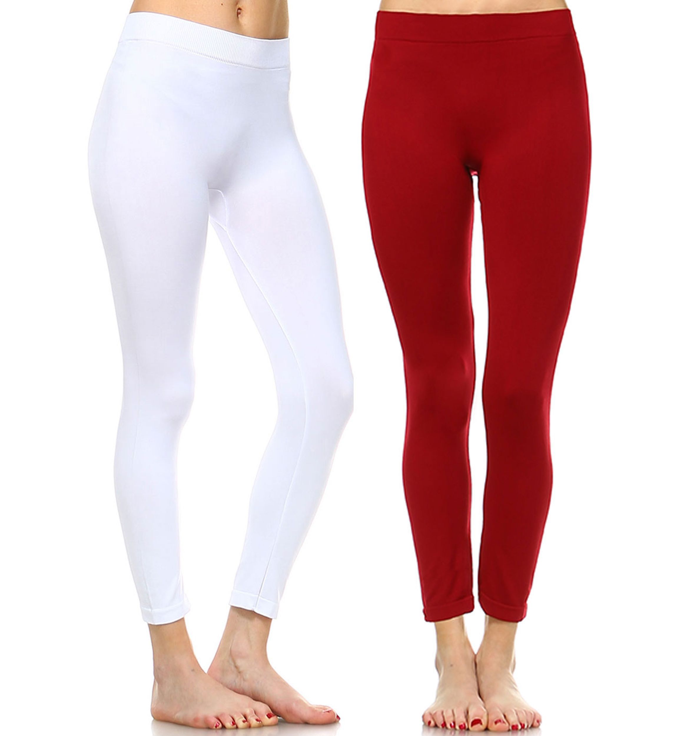 Pack of 2 Solid Leggings