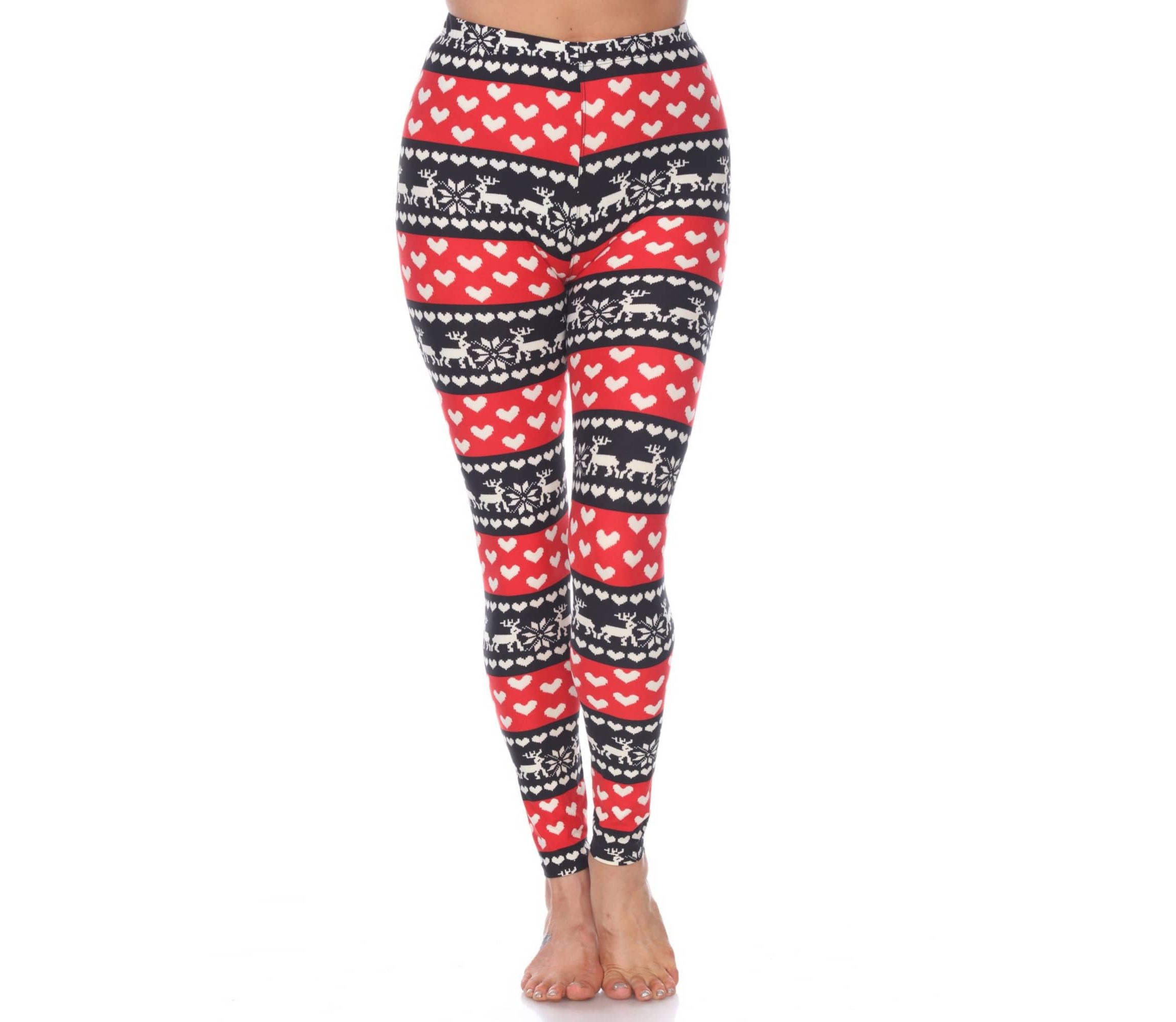 Women’s Holiday Leggings 3-Pack – Festive Prints & Cozy Styles