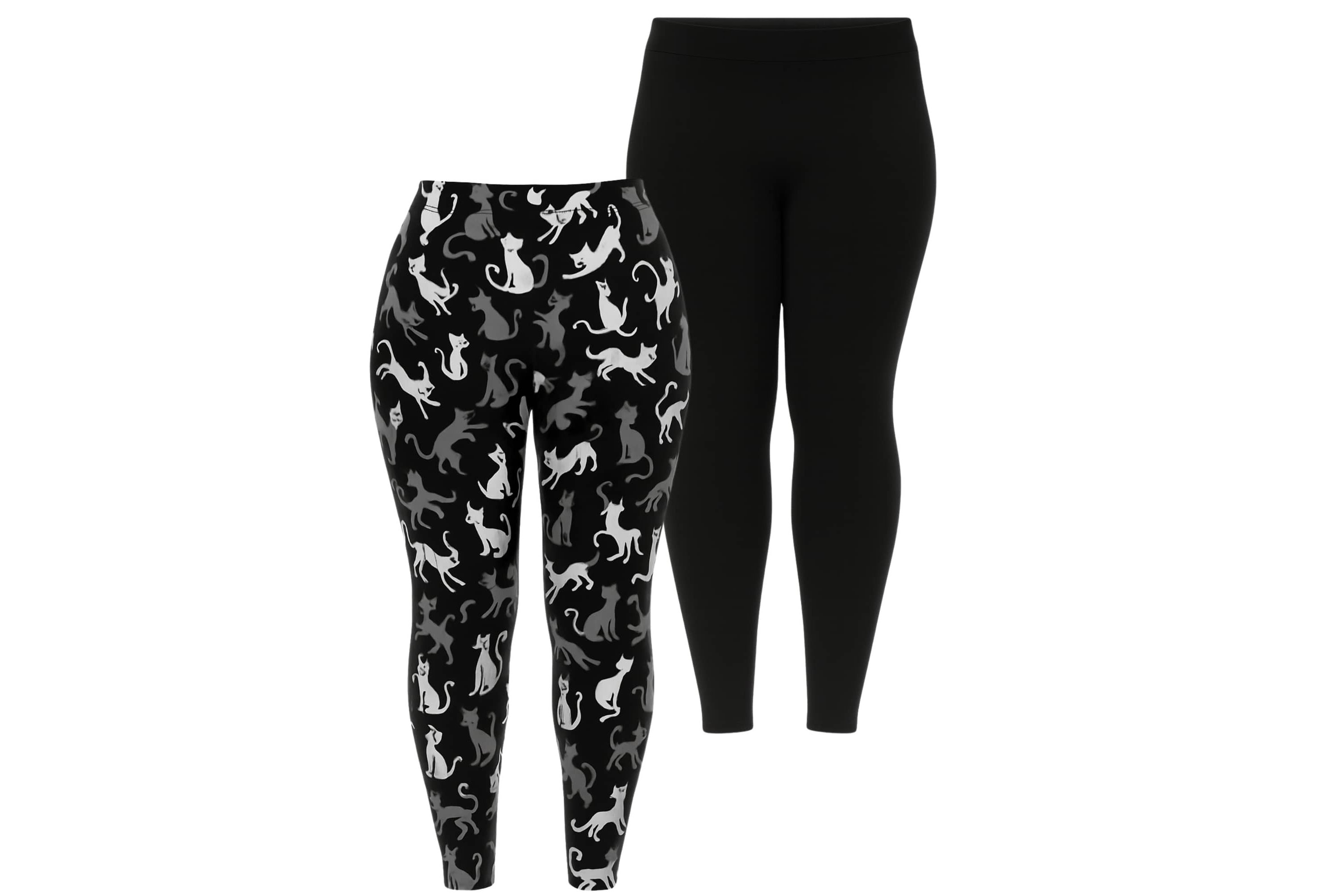Women’s Halloween Cat Leggings 2-Pack
