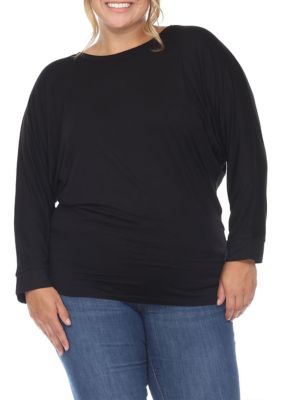 Plus Dolman Sleeve Top