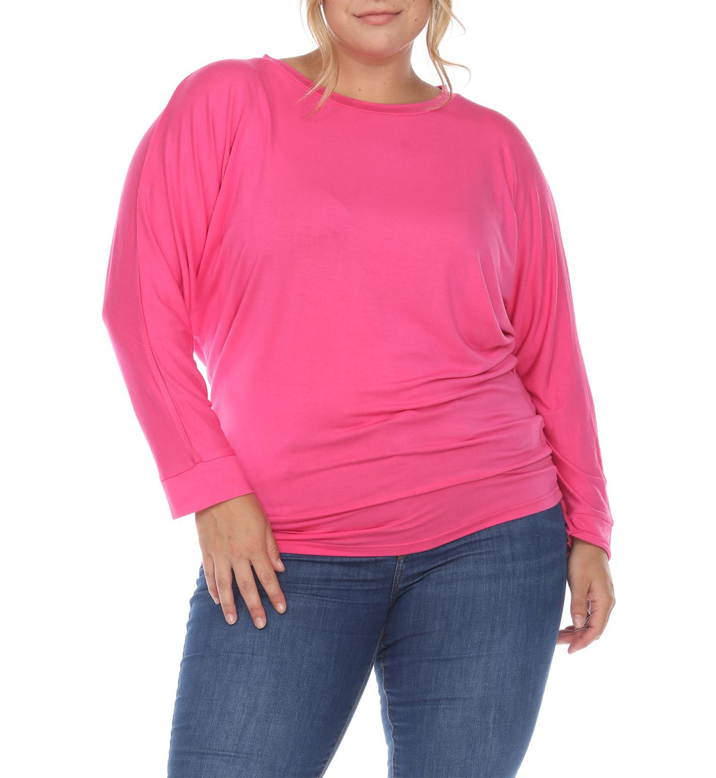 Plus Size Dolman Sleeve Top