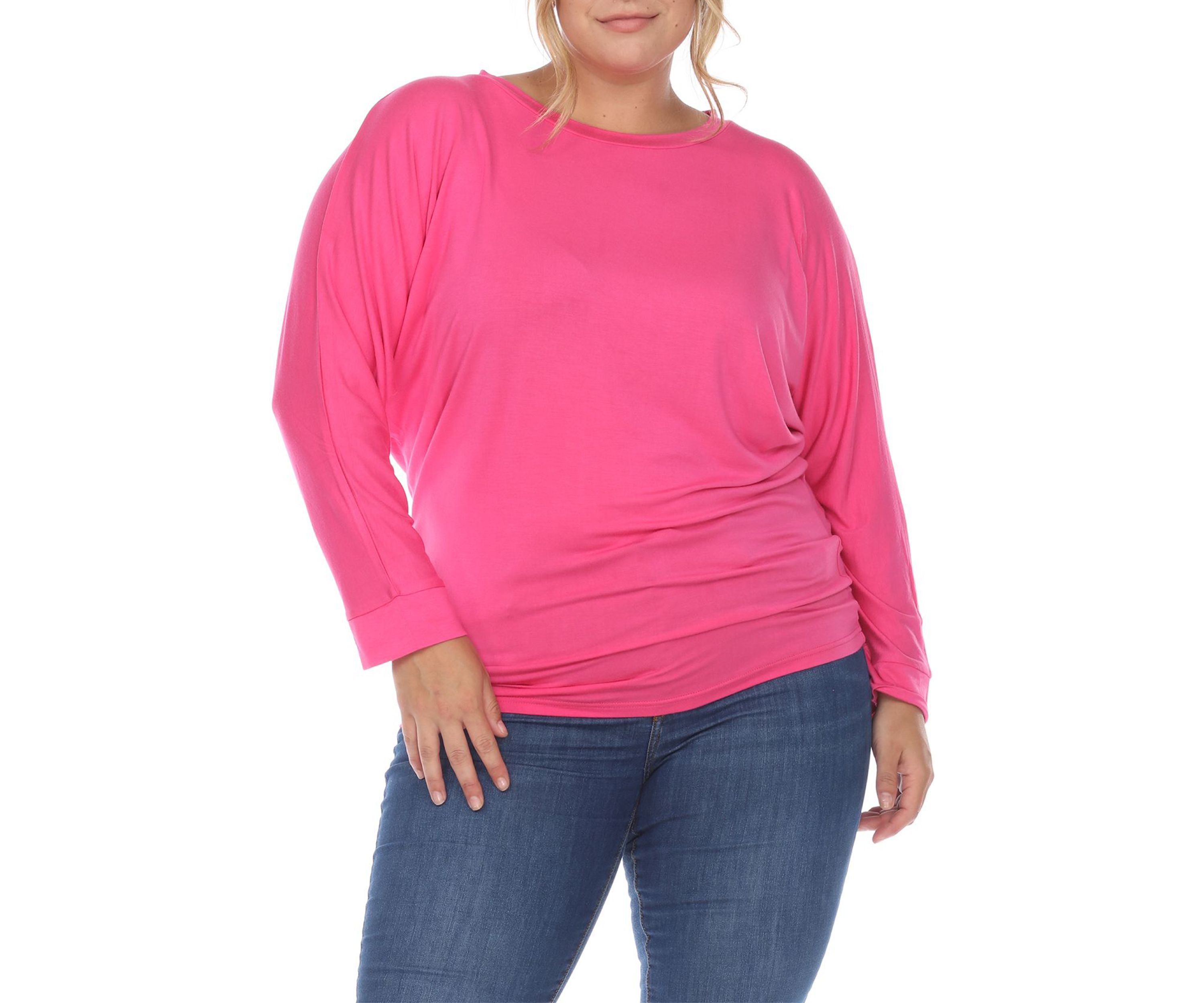Plus Size Dolman Sleeve Top