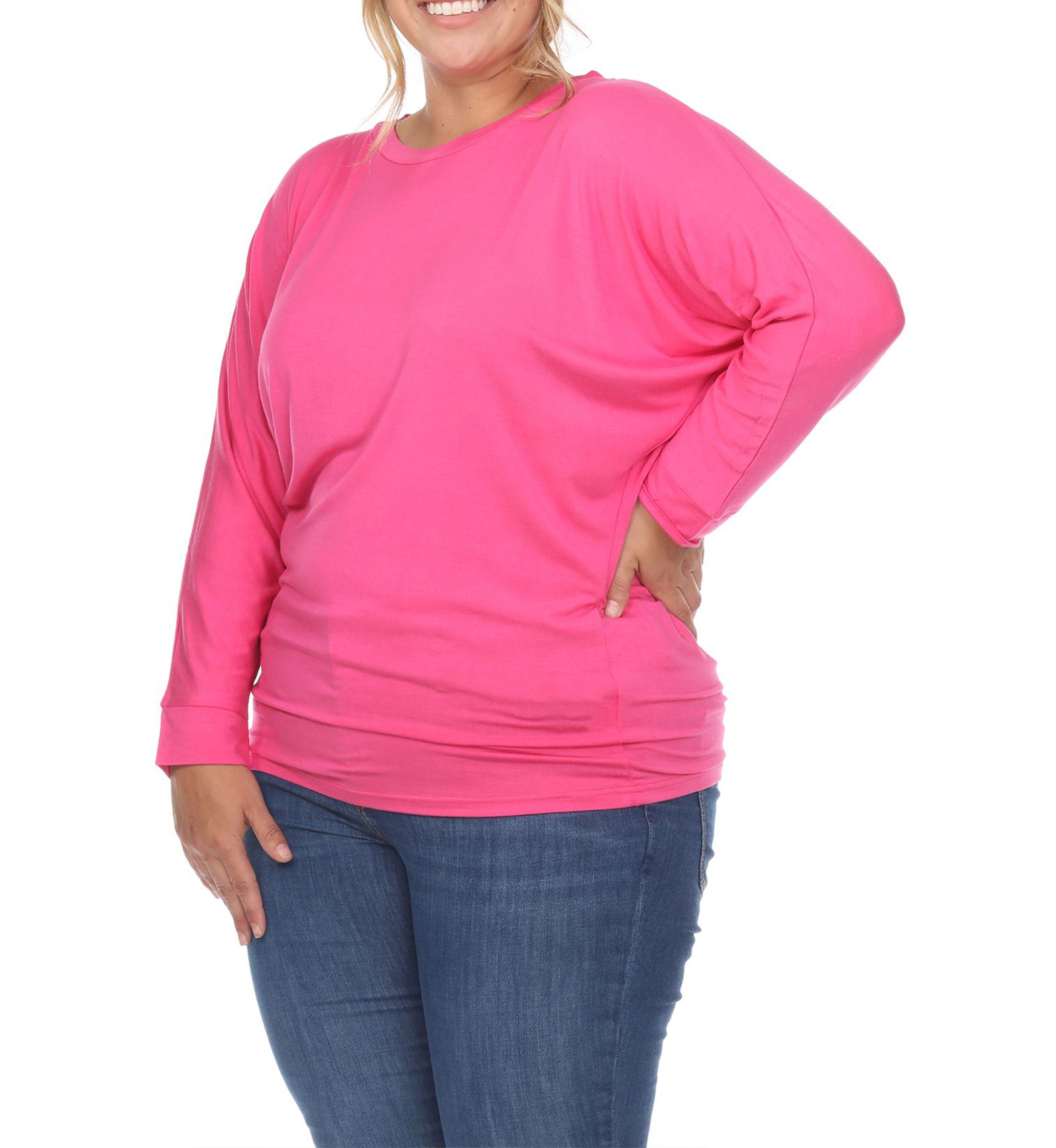 Plus Size Dolman Sleeve Top