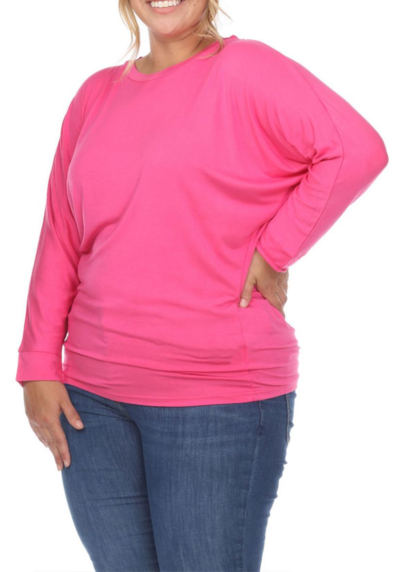 Plus Size Dolman Sleeve Top