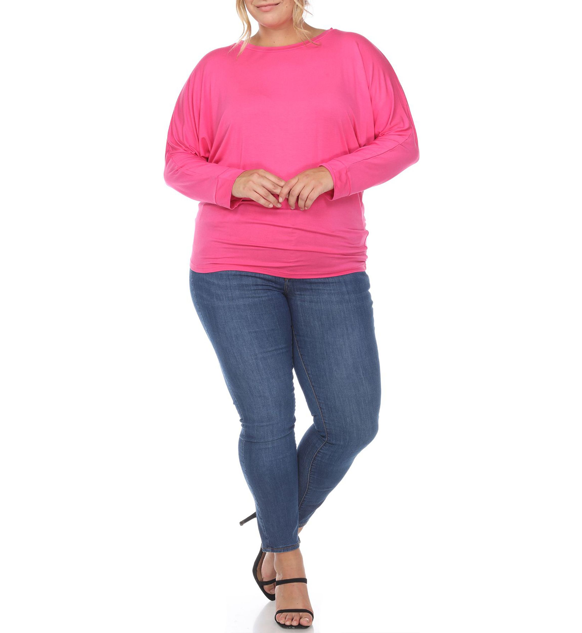 Plus Size Dolman Sleeve Top