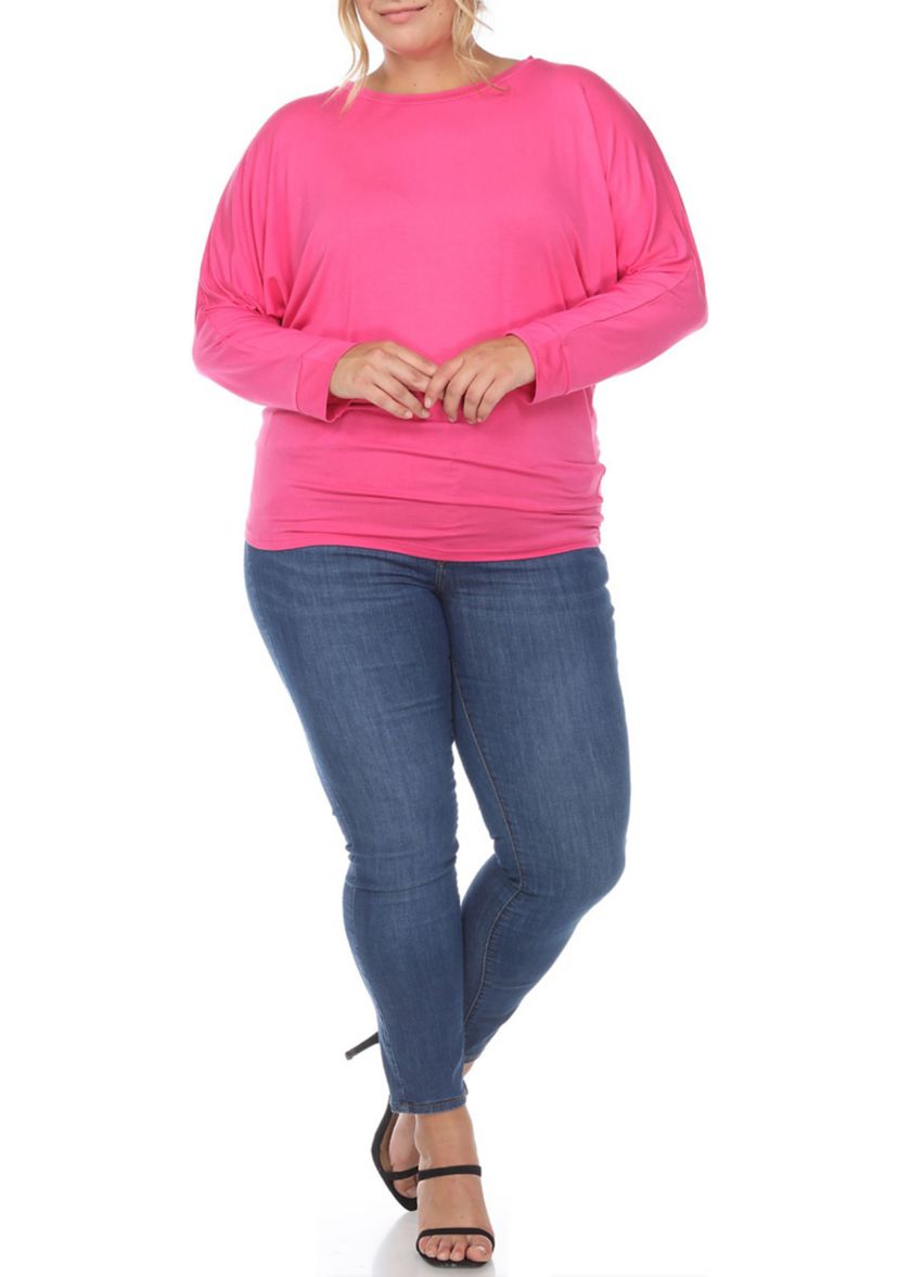 Plus Size Dolman Sleeve Top