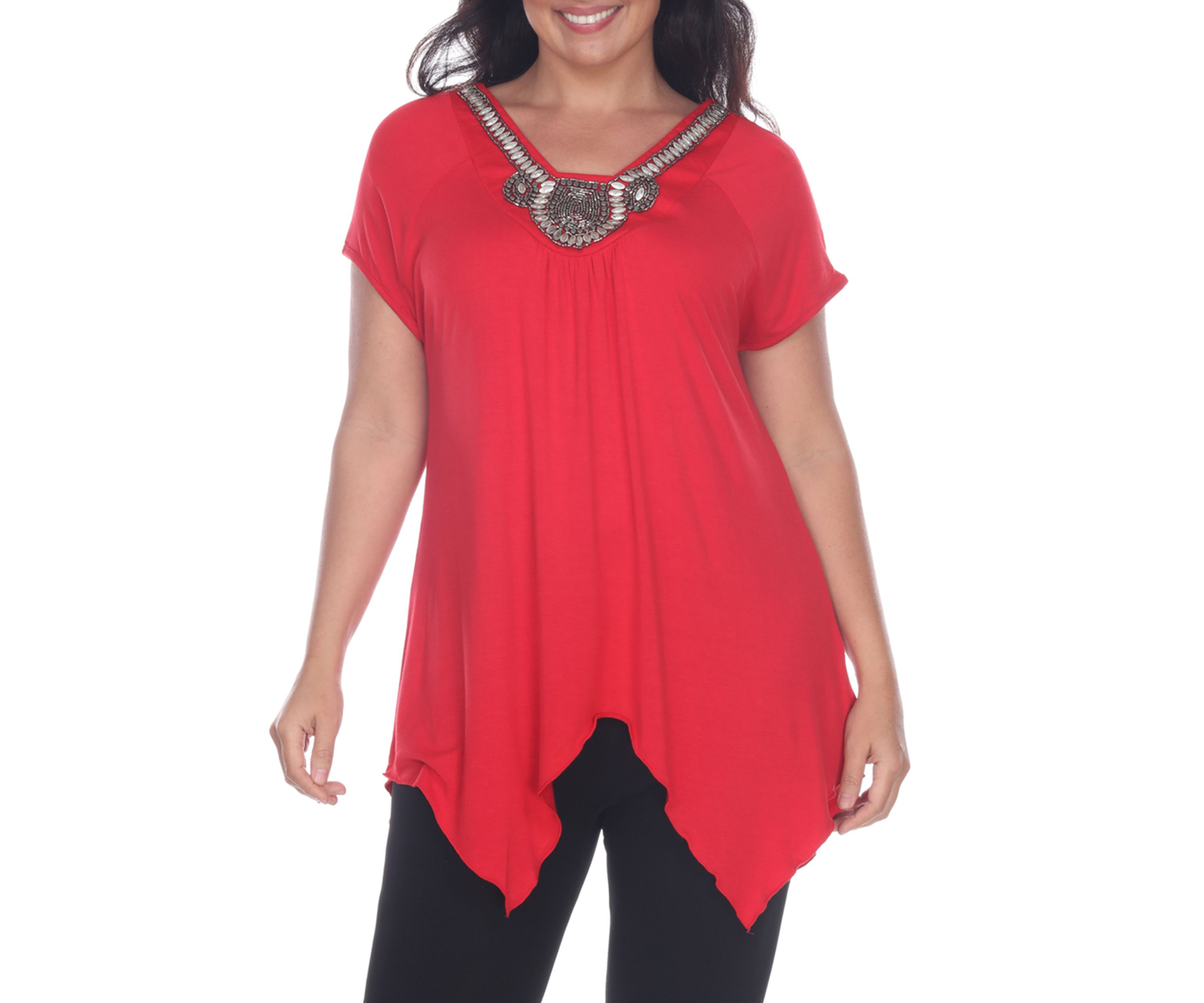 Plus Size Fenella Short Sleeve Tunic