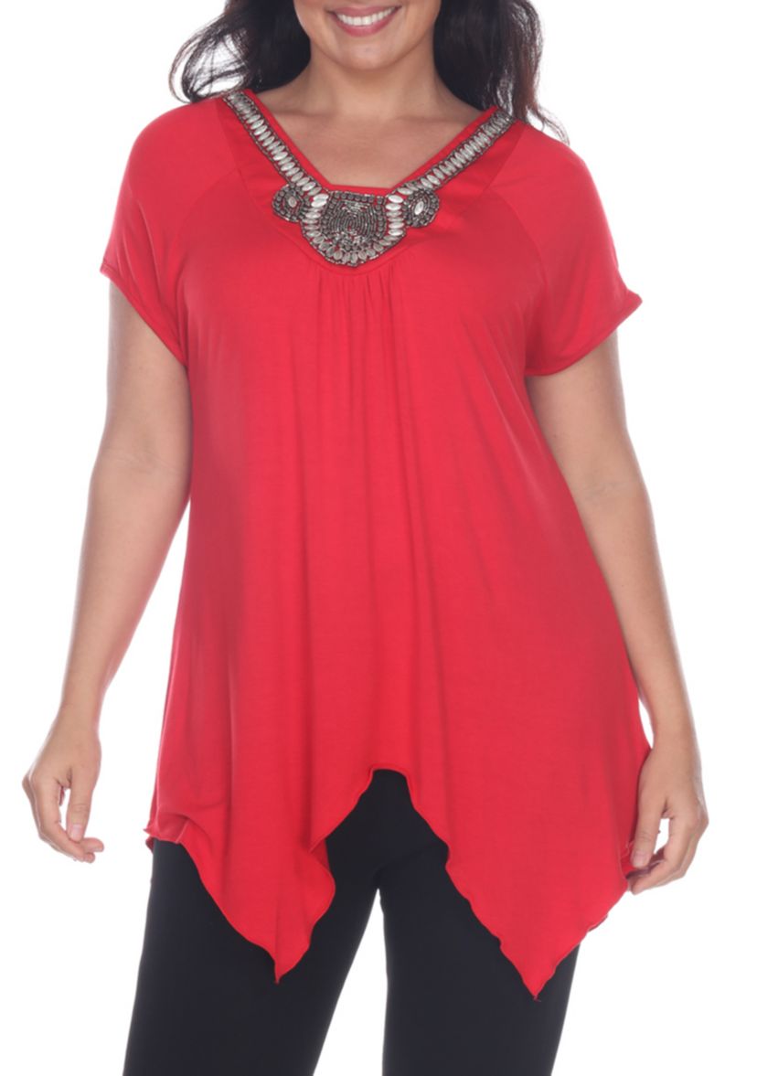 Plus Size Fenella Short Sleeve Tunic