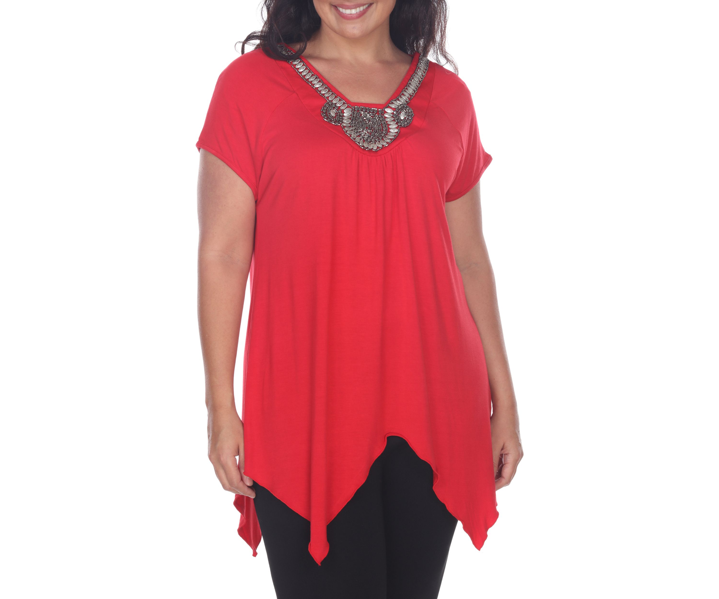 Plus Size Fenella Short Sleeve Tunic