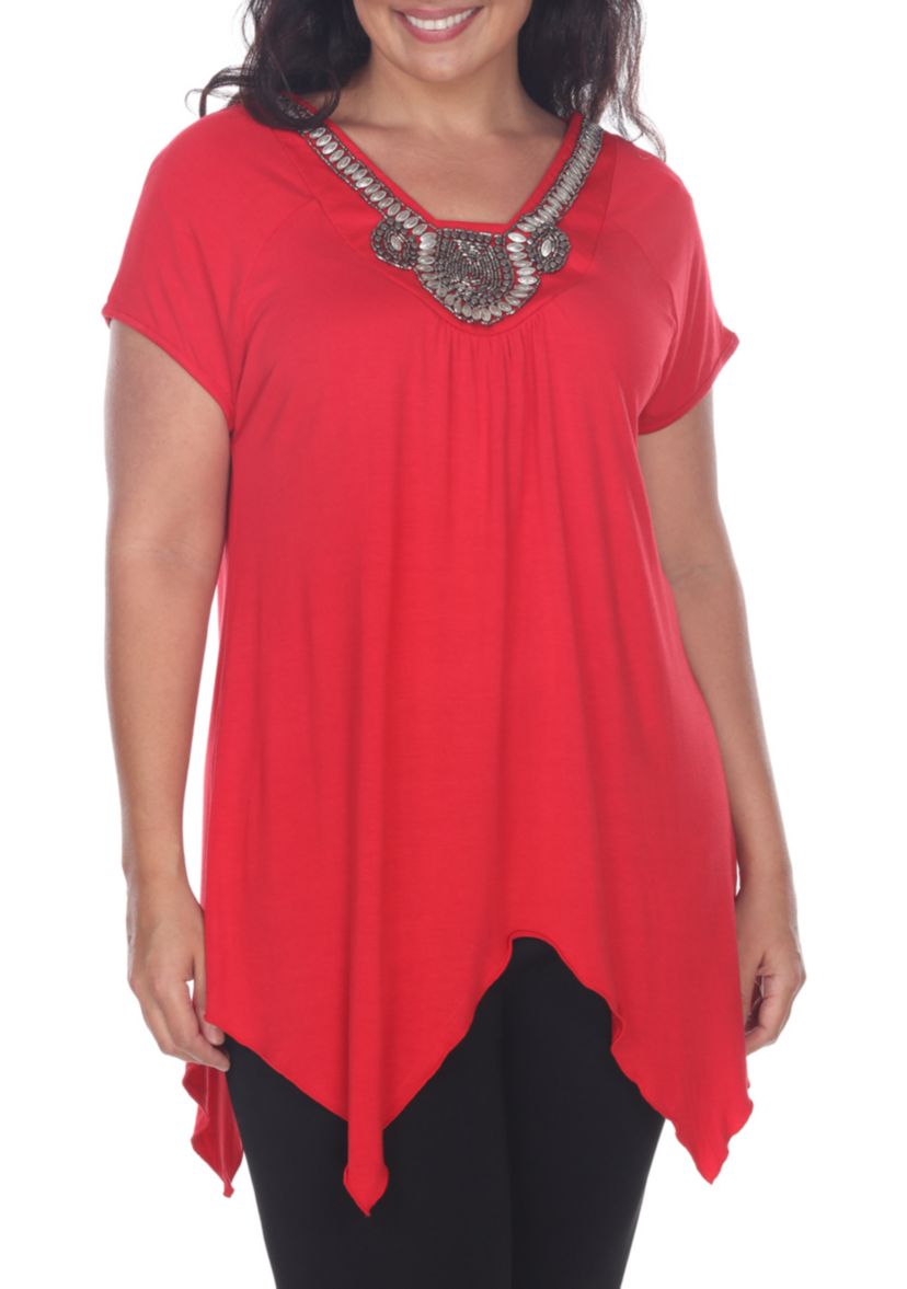 Plus Size Fenella Short Sleeve Tunic