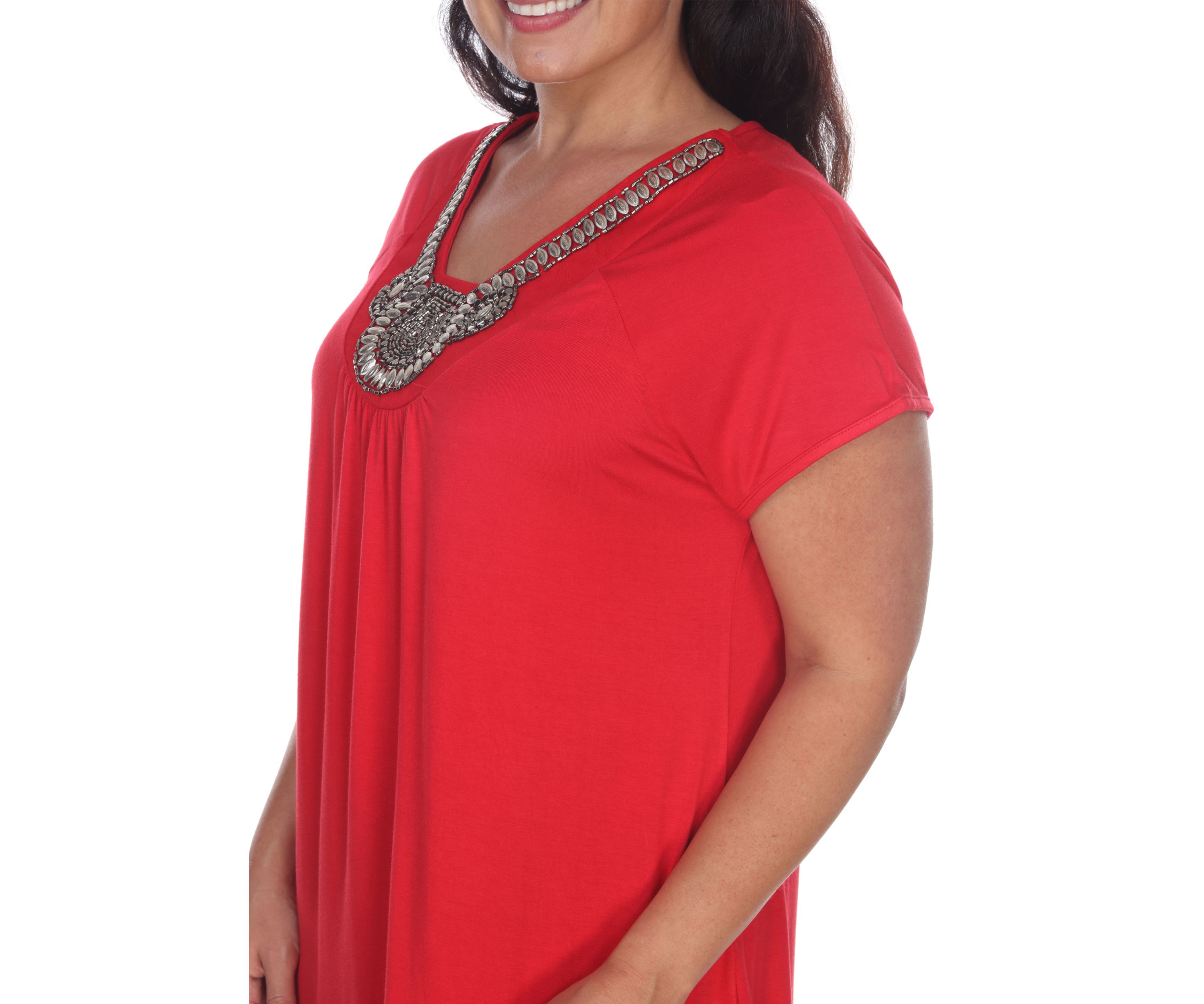Plus Size Fenella Short Sleeve Tunic