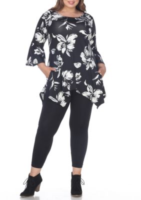 Plus Blanche Tunic Top