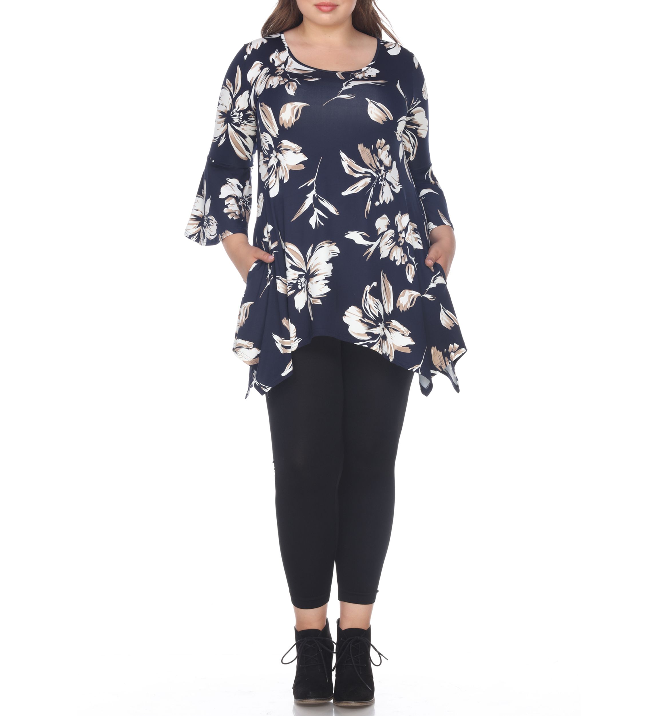 Plus Size Blanche Tunic Top