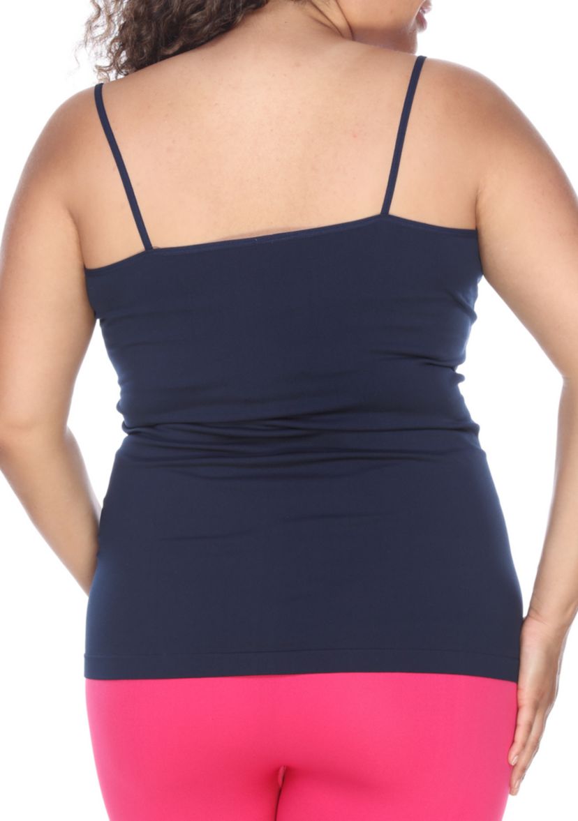 Plus Size Lace Trim Tank Top