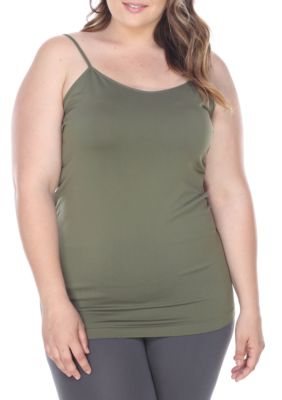 White Mark Women's Plus Size Tank Top
