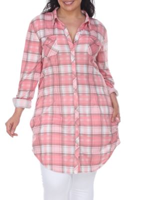 Plus Piper Stretchy Plaid Tunic