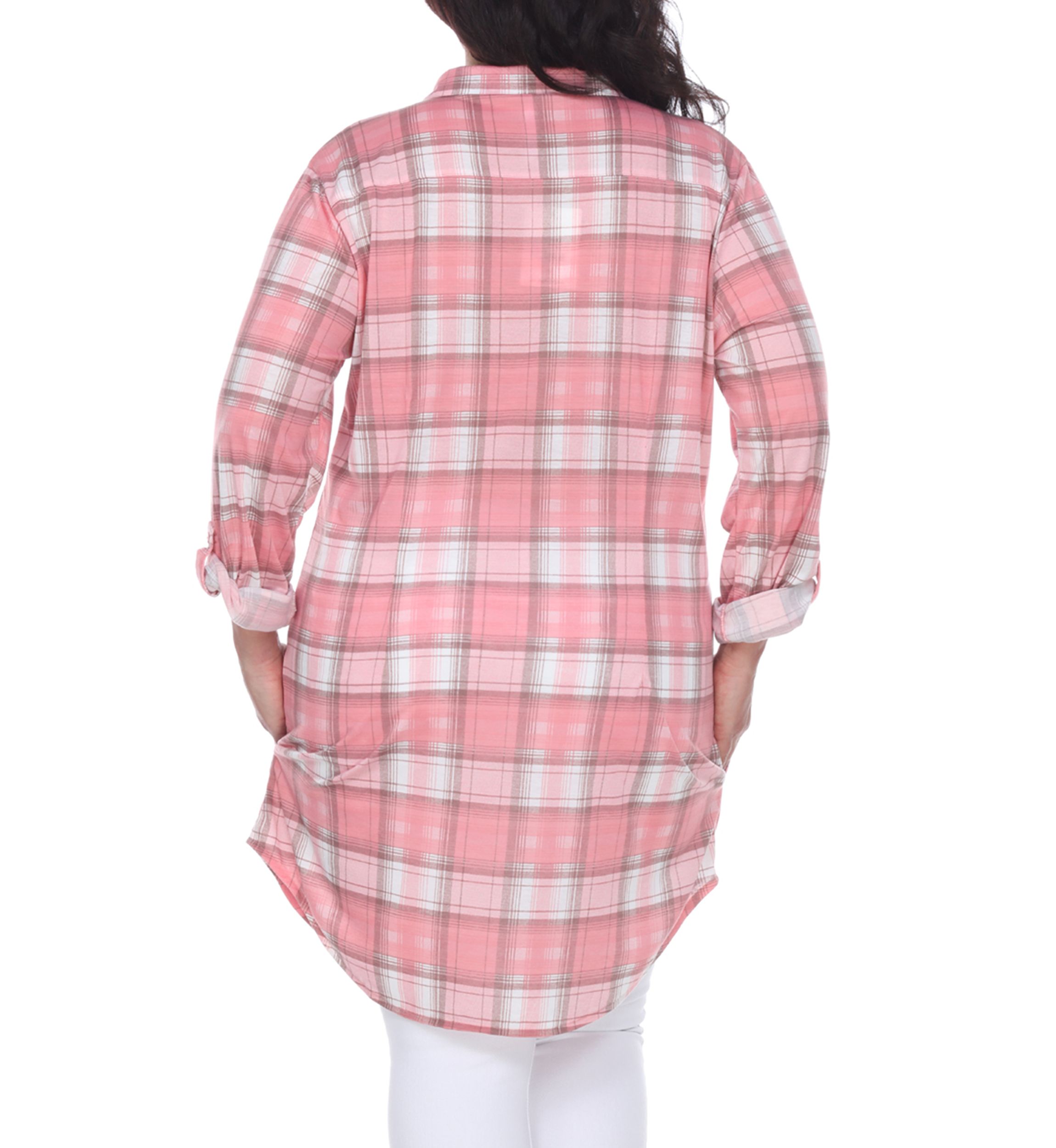 Plus Size Piper Stretchy Plaid Tunic