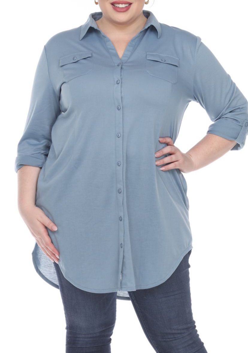 Plus Size Stretchy Tunic