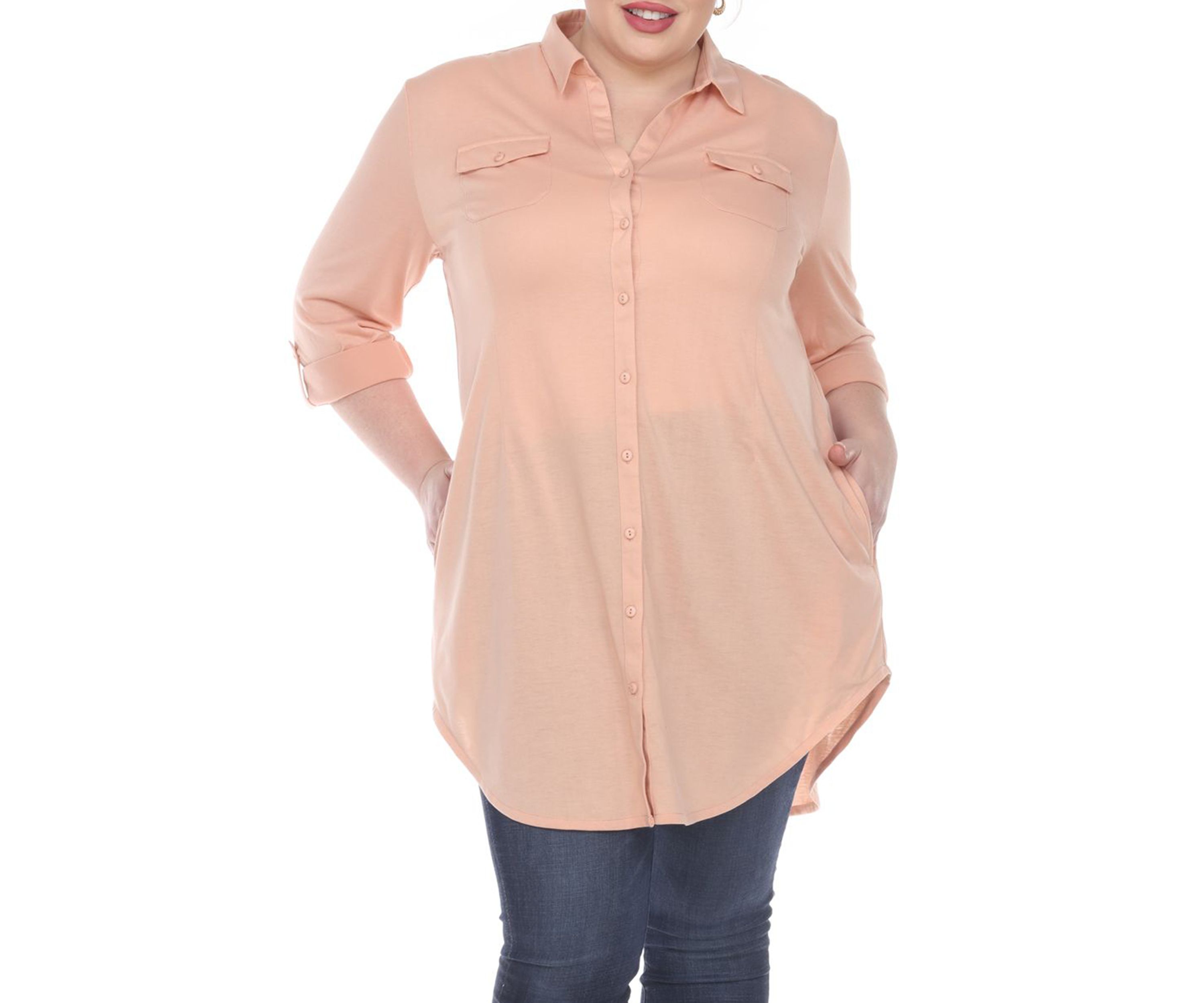 Plus Size Stretchy Tunic