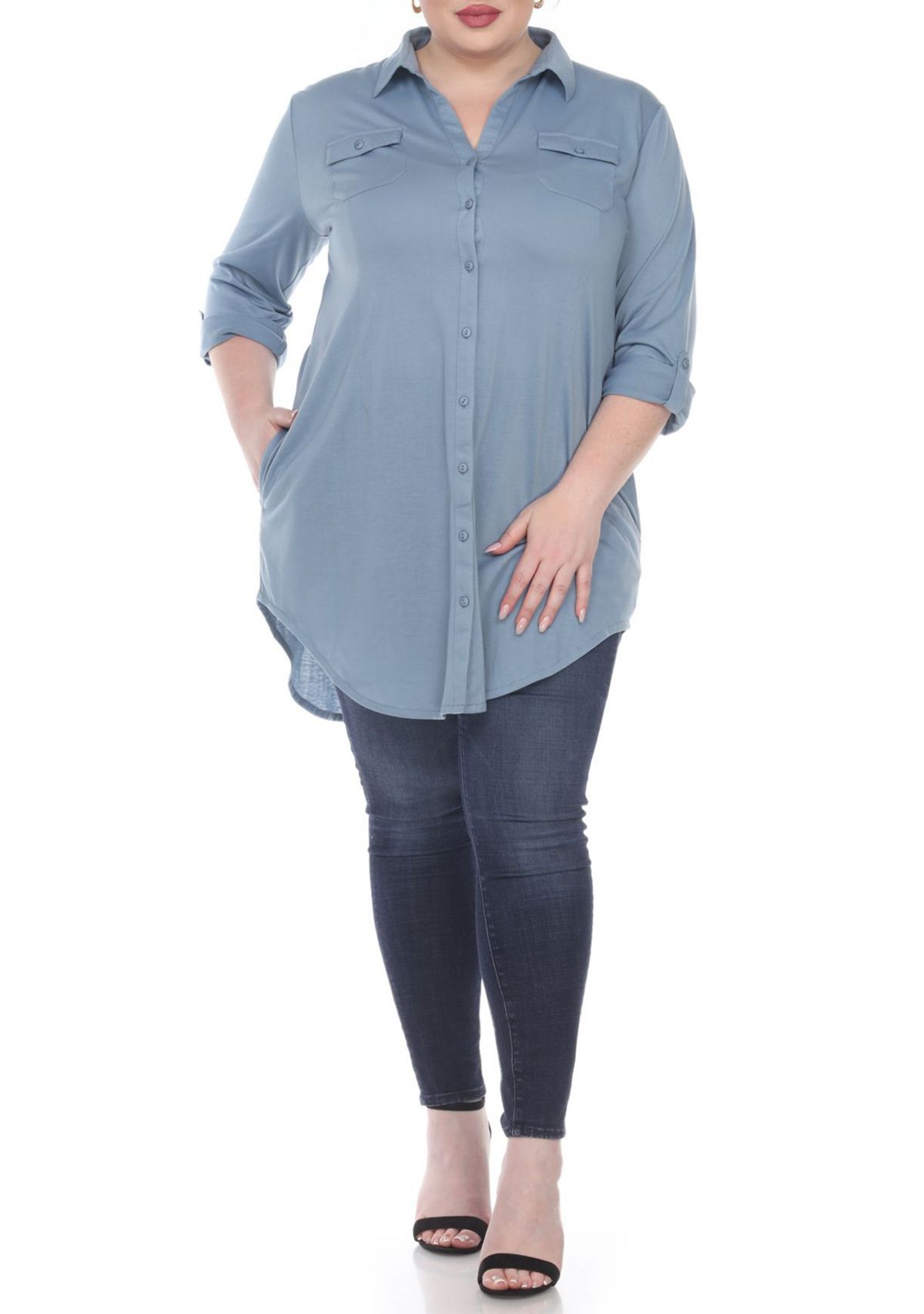 Plus Size Stretchy Tunic