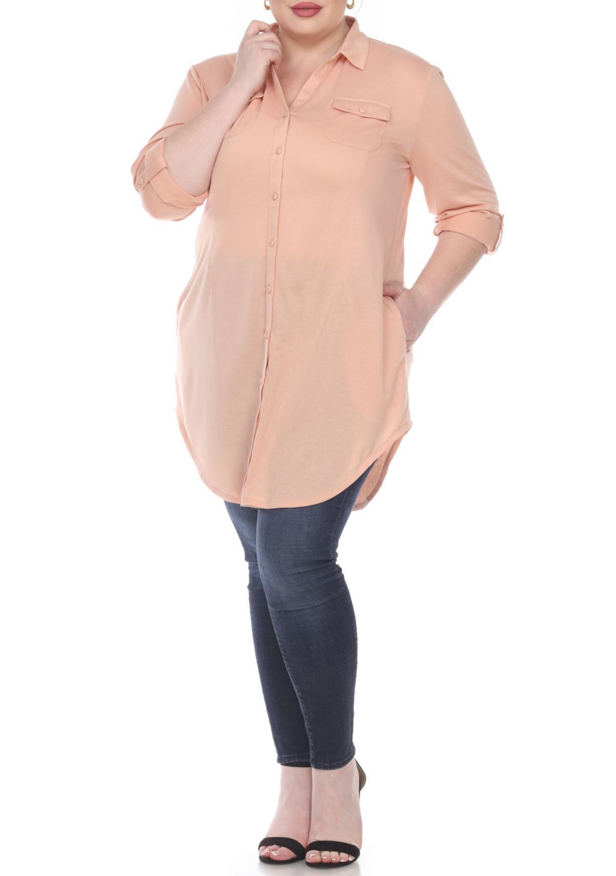 Plus Size Stretchy Tunic