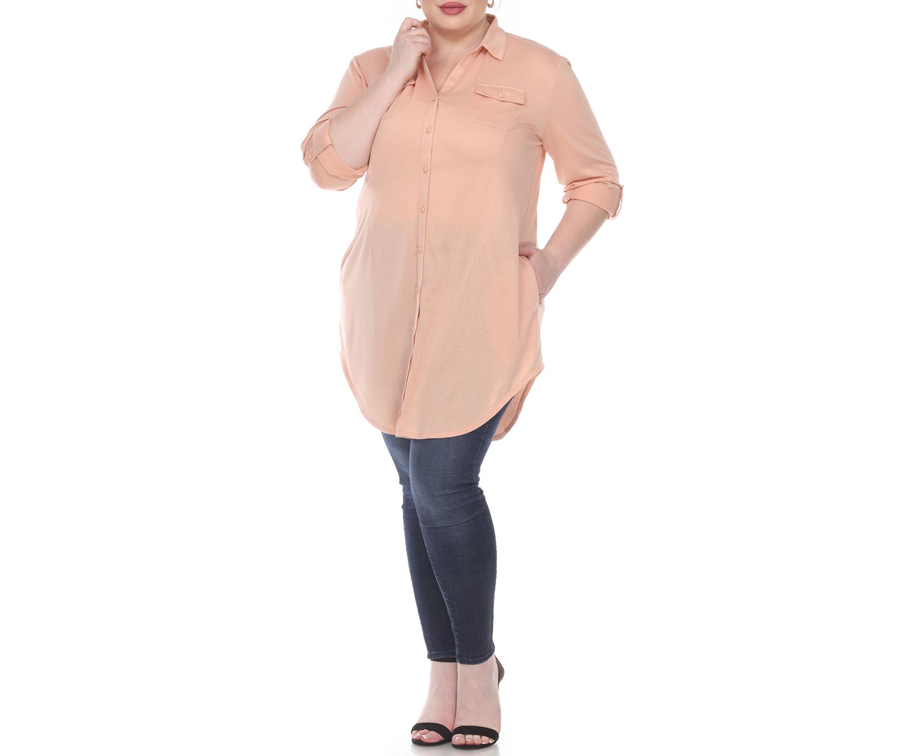 Plus Size Stretchy Tunic