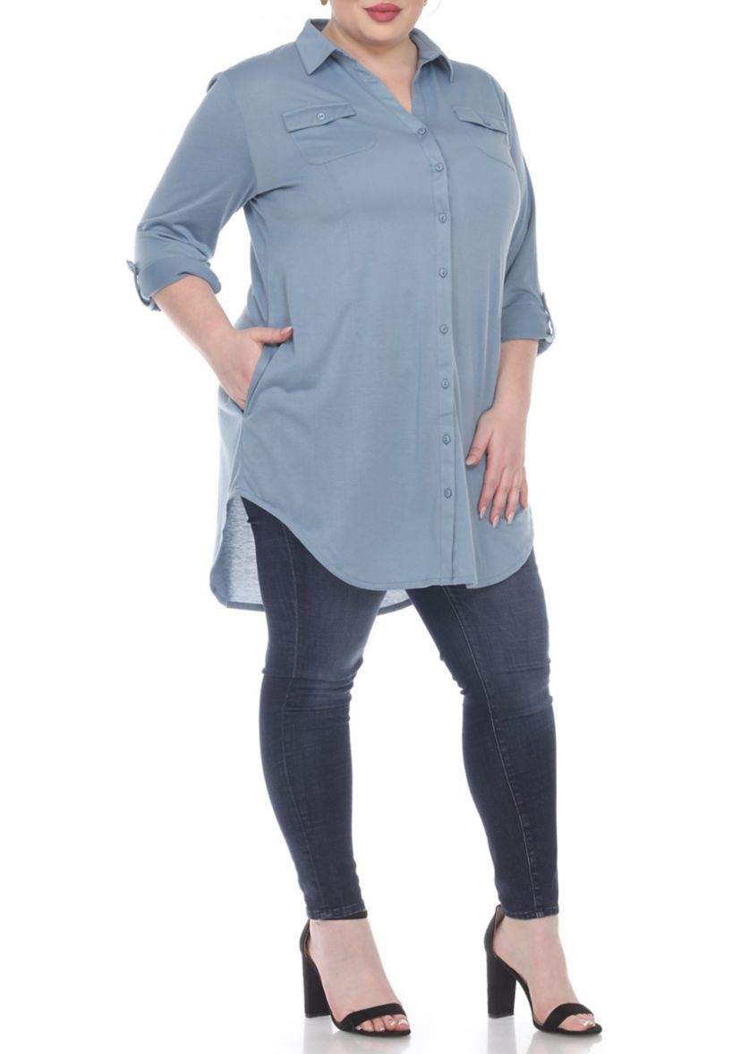 Plus Size Stretchy Tunic