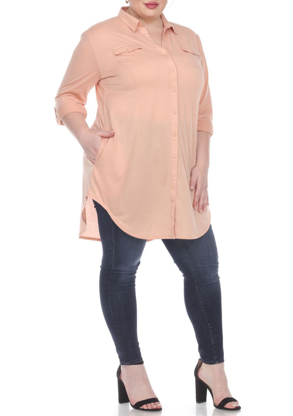 Plus Size Stretchy Tunic