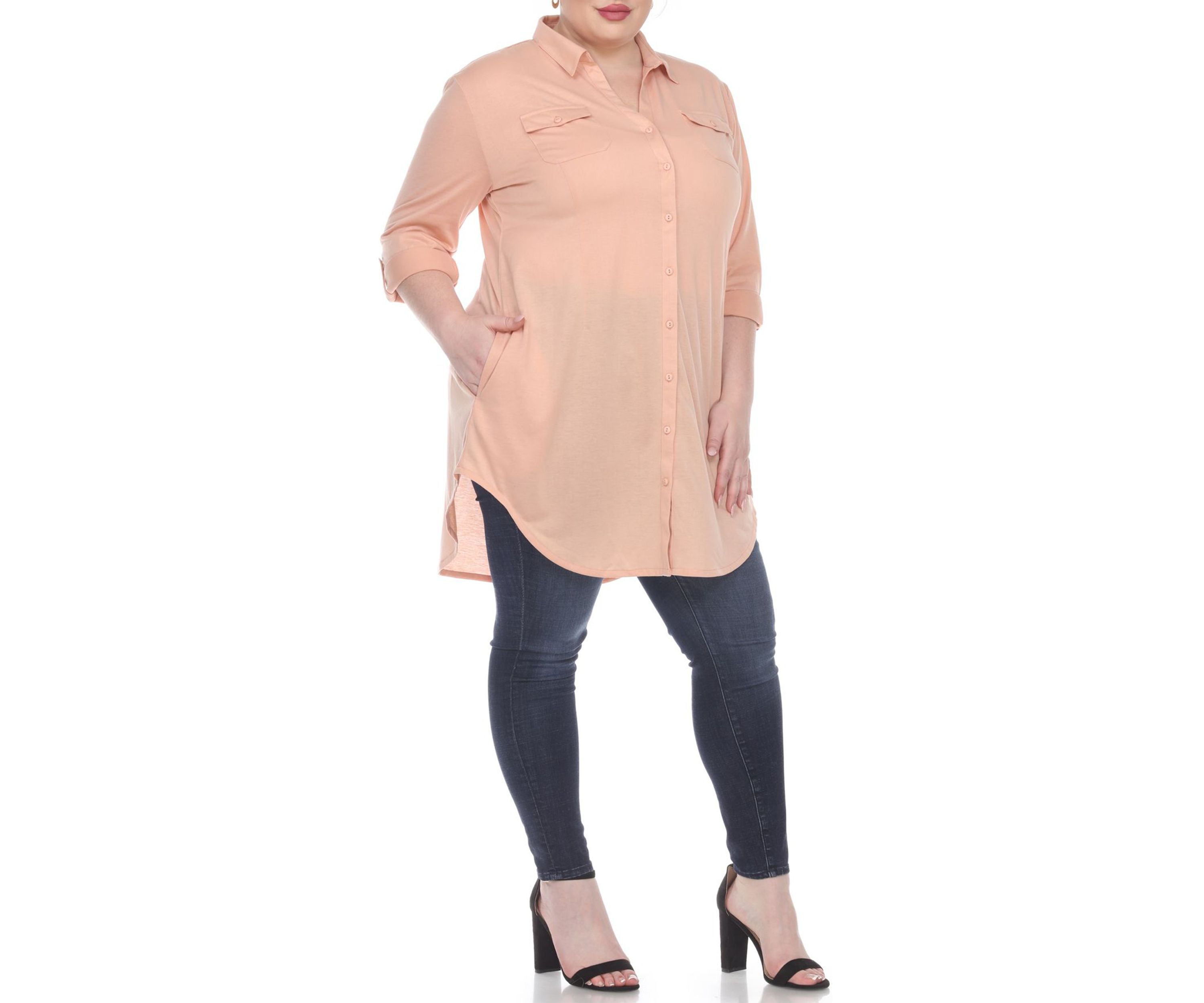 Plus Size Stretchy Tunic