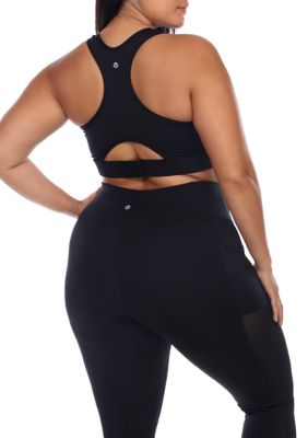 Plus Racer Back Sports Bra